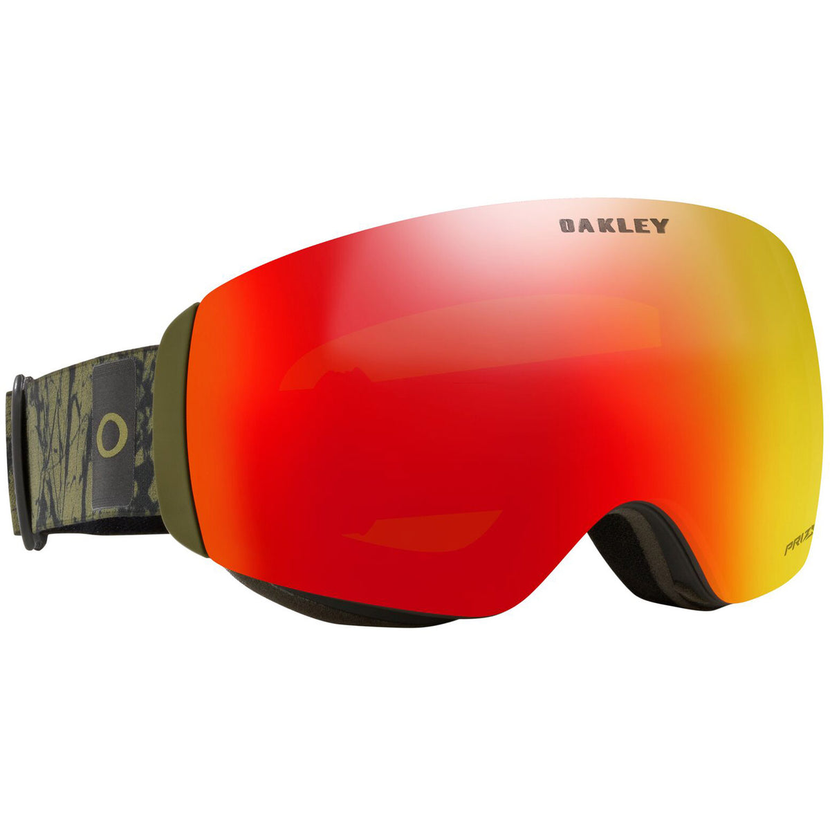 Oakley Flight Deck M Snow Goggles 2023 Dark Brush Prizm Torch Iridium Lens