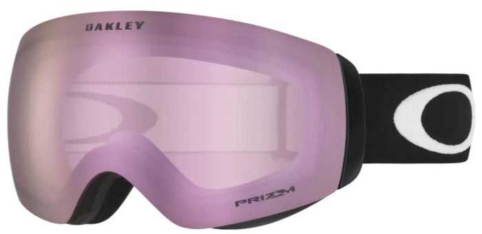 Oakley Flight Deck M Snow Goggles 2023 Matte Black Prizm Hi Pink Iridium Lens