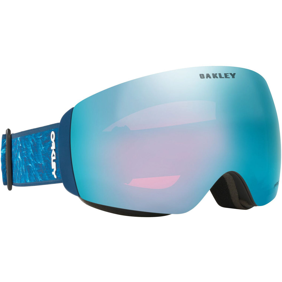 Oakley Flight Deck M Snow Goggles 2023 Navy Blaze Prizm Sapphire Iridium Lens