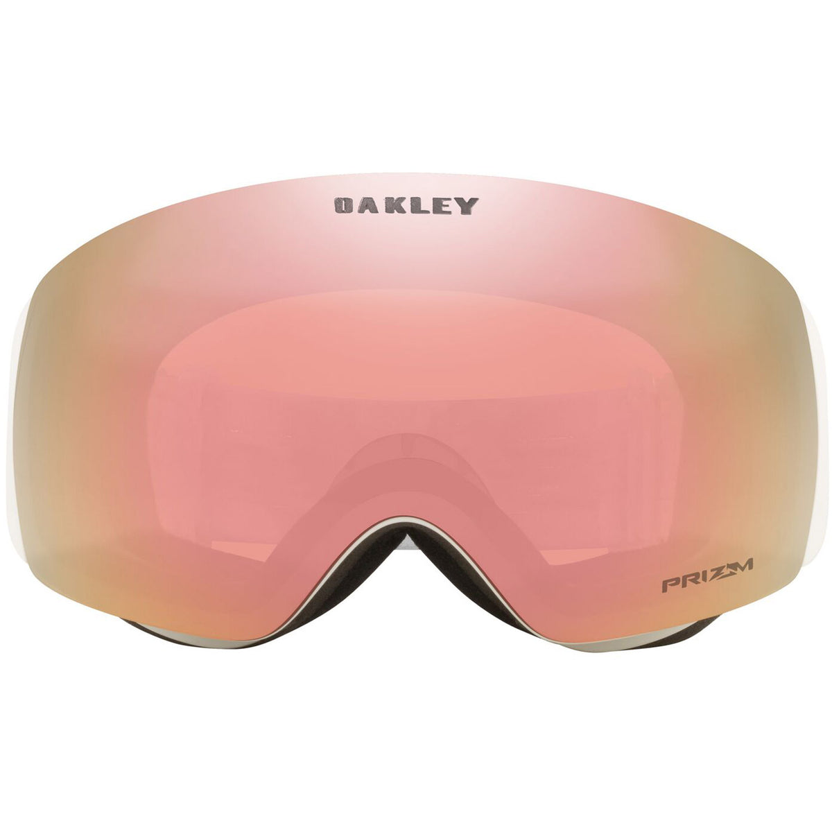 Oakley Flight Deck M Snow Goggles 2023 White Haze Prizm Rose Gold Iridium Lens