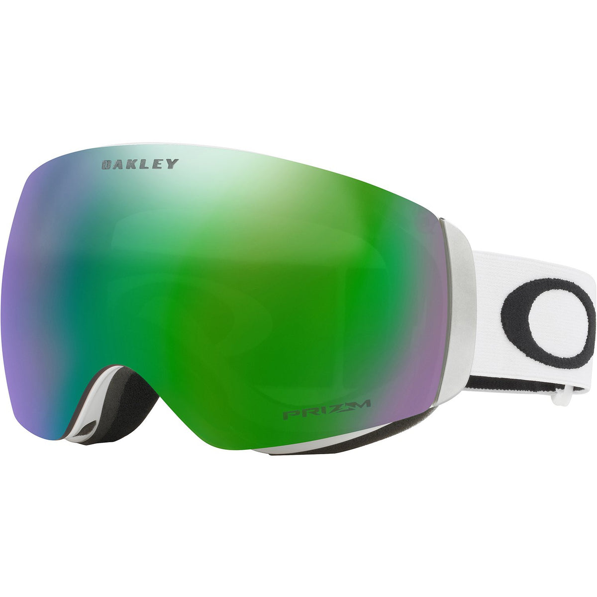 Oakley Flight Deck XM Goggle 2021 Matte White - Prizm Jade Iridium Lens