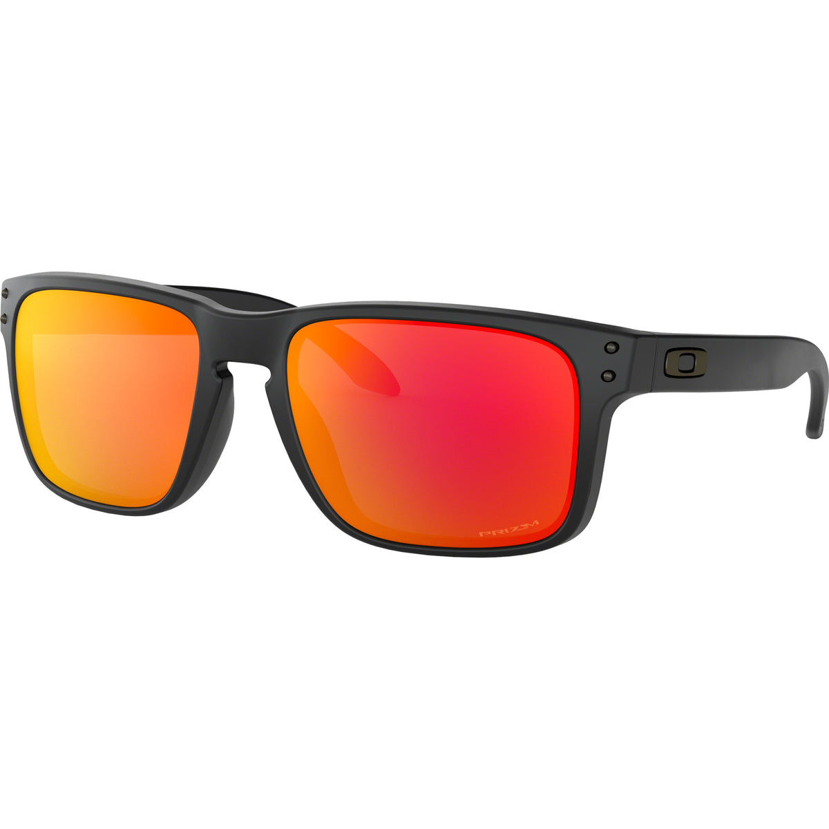 Oakley Holbrook Sunglasses Matte Black Prizm Ruby lens