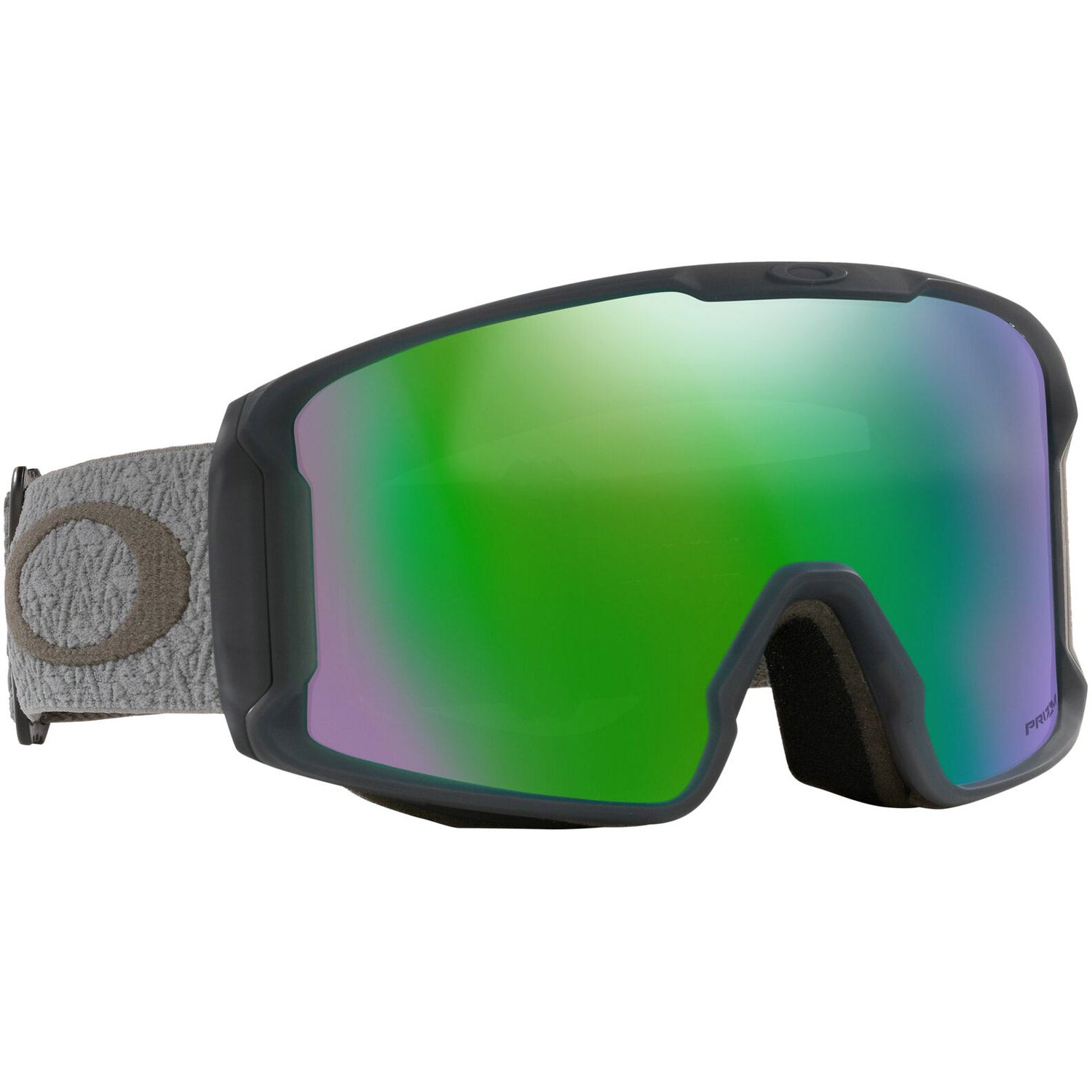 Oakley Line Miner L Snow Goggles 2023 Grey Aura Prizm Jade Iridium Lens