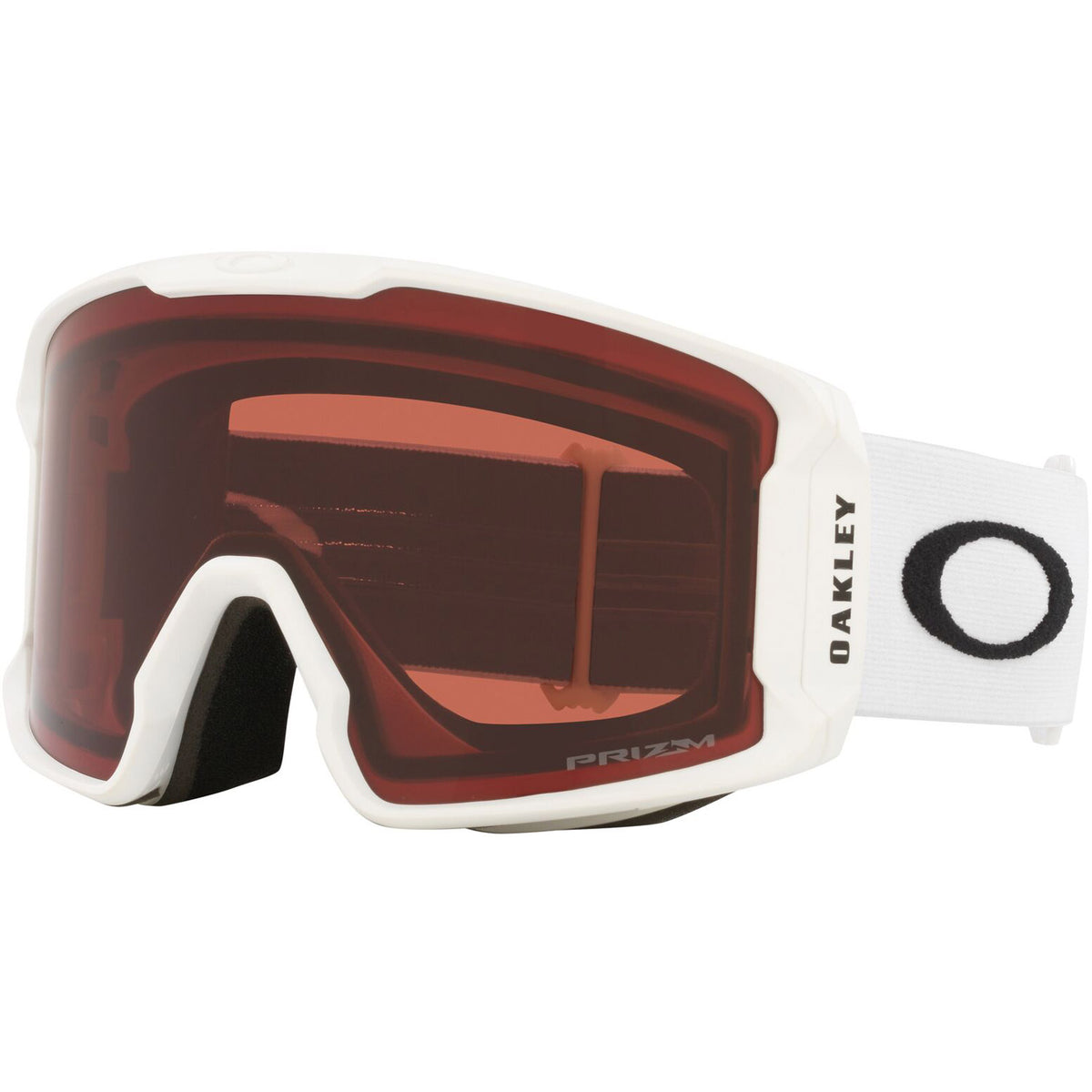 Oakley Line Miner L Snow Goggles 2023 Matte White Prizm Garnet Lens