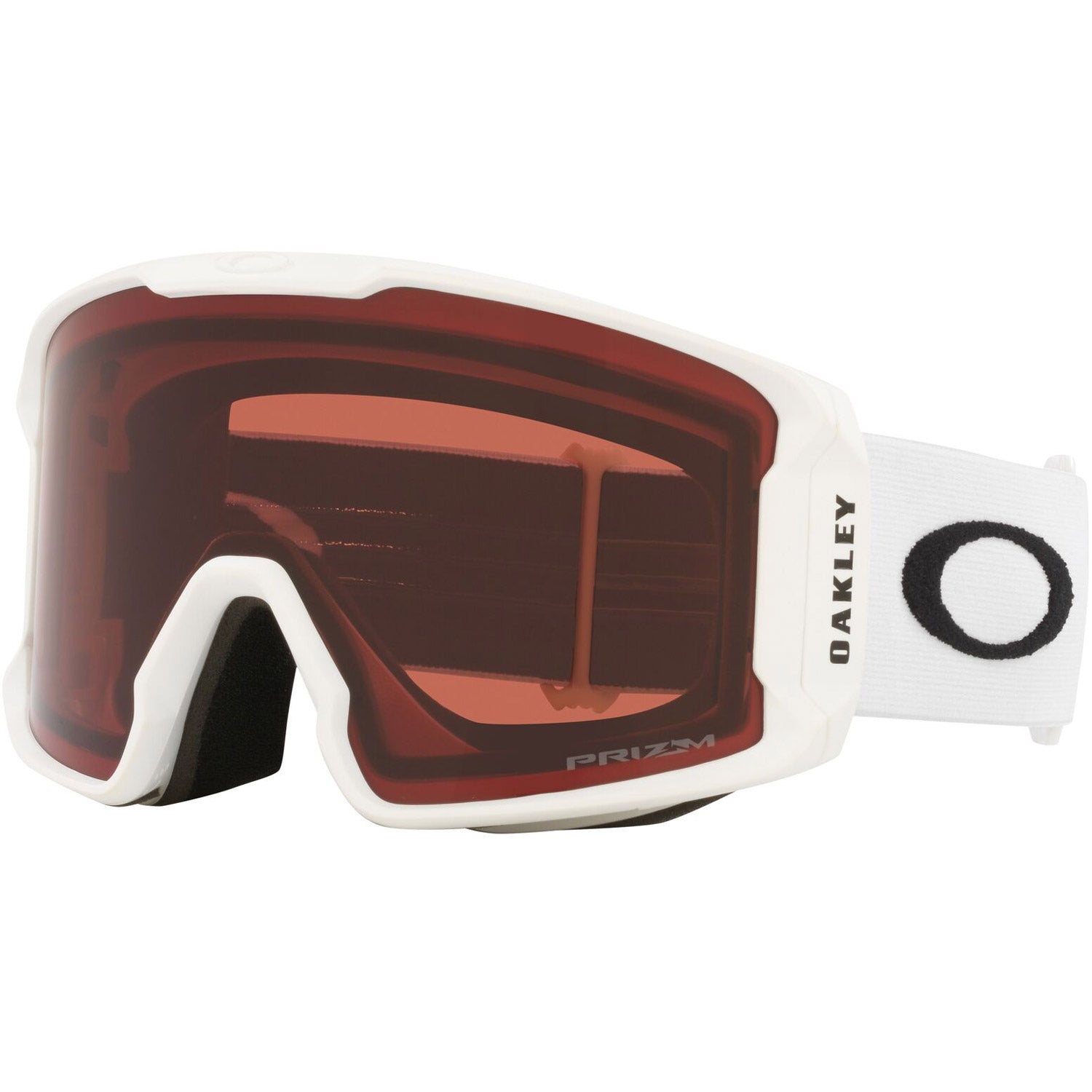 Oakley Line Miner L Snow Goggles 2023 Matte White Prizm Garnet Lens