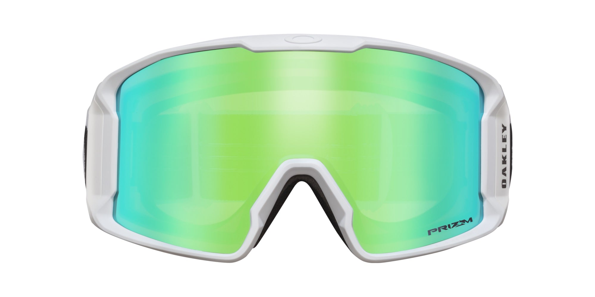 Oakley Line Miner L Snow Goggles 2023 Matte White Prizm Jade Iridium Lens