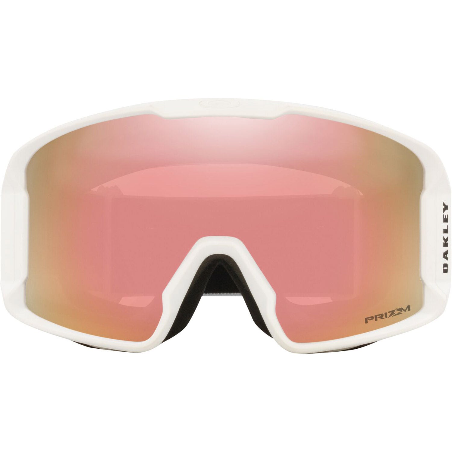 Oakley Line Miner L Snow Goggles 2023 Matte White Prizm Rose Gold Iridium Lens