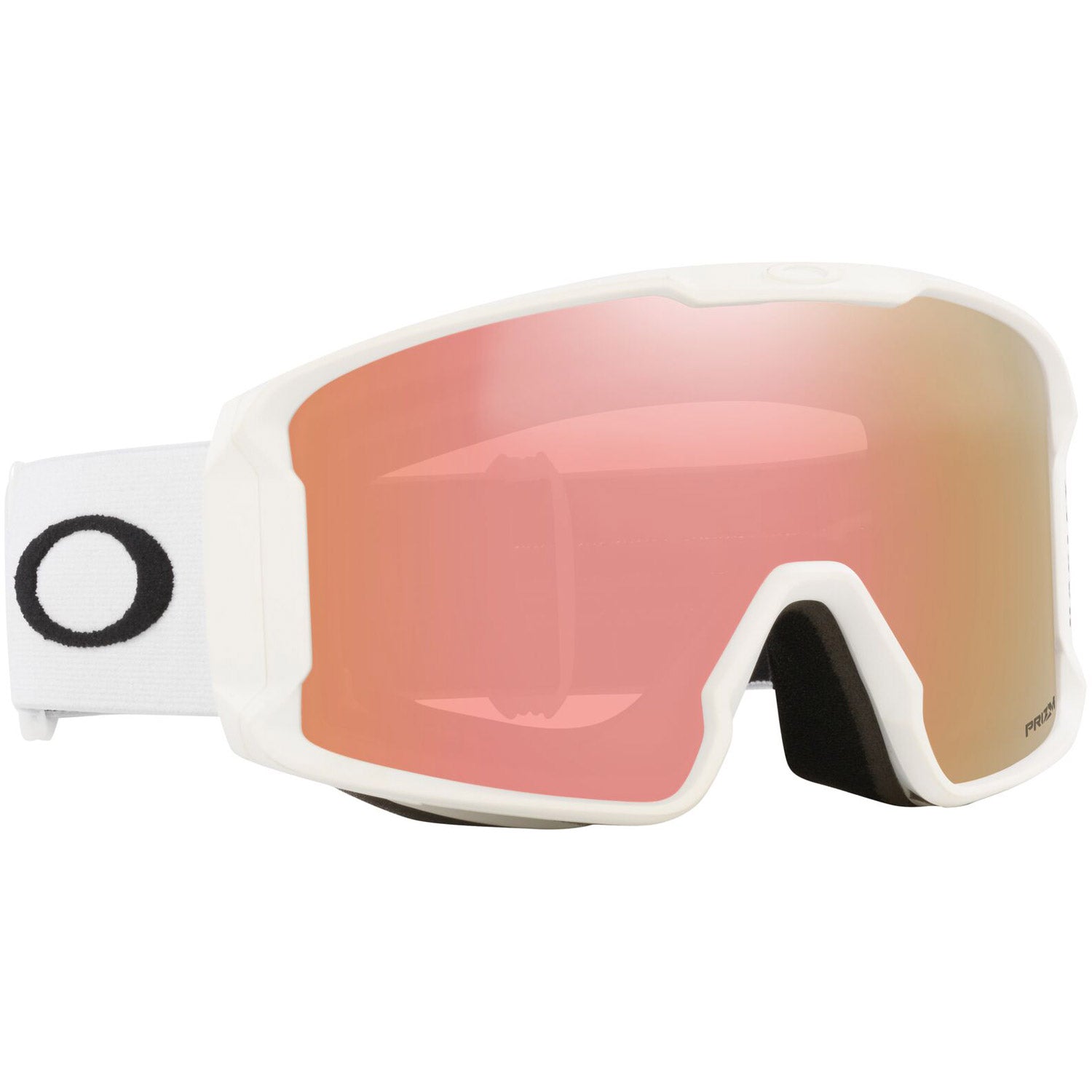 Oakley Line Miner L Snow Goggles 2023 Matte White Prizm Rose Gold Iridium Lens