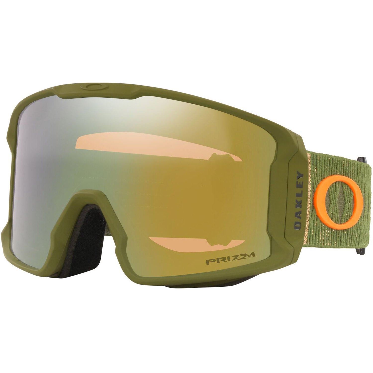 Oakley Line Miner L Snow Goggles 2023 Sammy Carlson Signature Series Prizm Sage Gold Iridium Lens