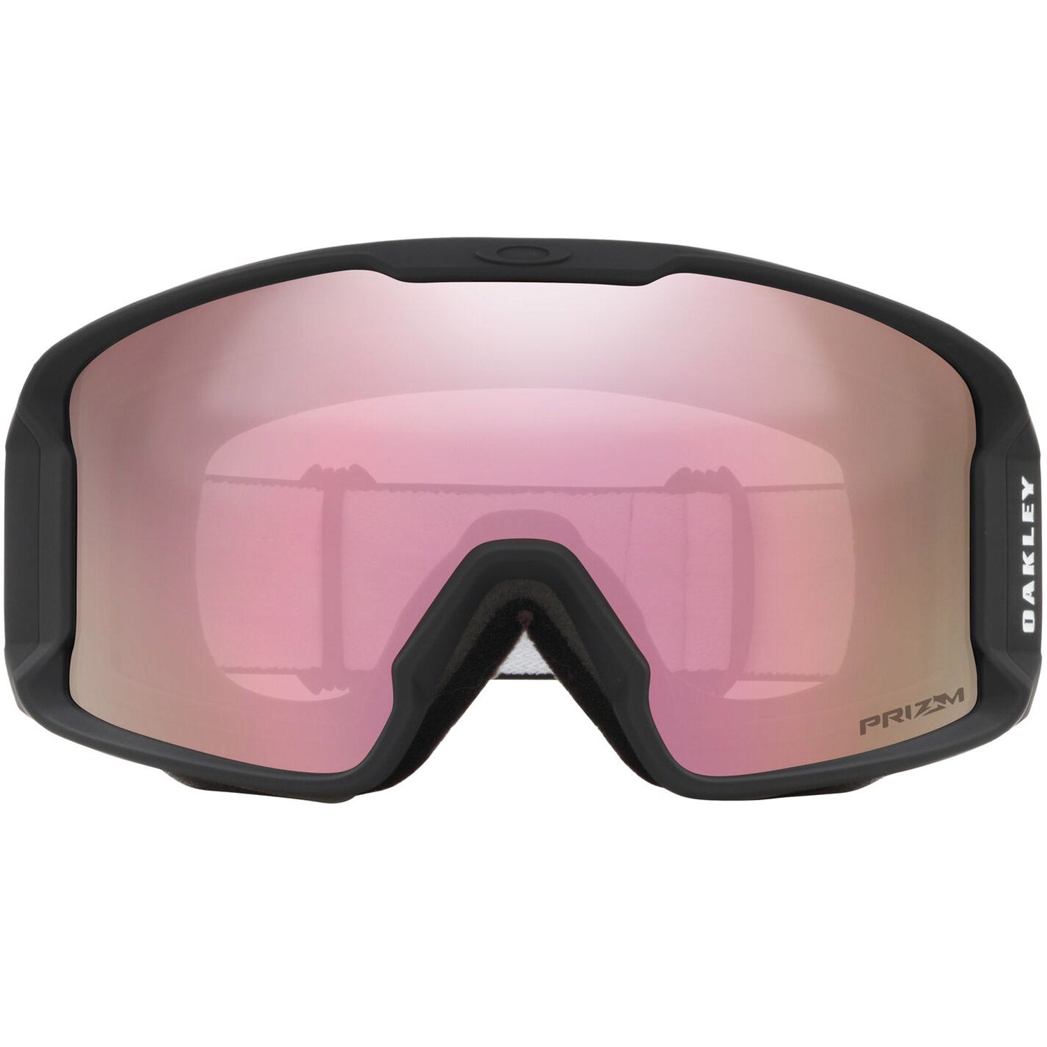 Oakley Line Miner L Snow Goggles 2023 Matte Black Prizm Hi Pink Lens