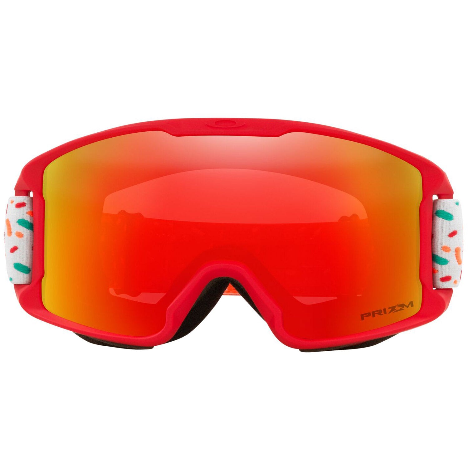 Oakley Line Miner S Snow Goggles 2023 Red Granite Prizm Torch Iridium Lens