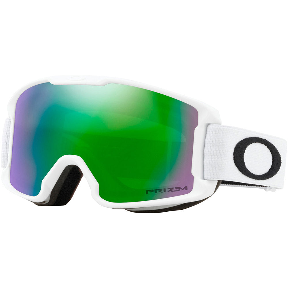 Oakley Line Miner Youth Prizm Goggle 2019 Matte White Prizm Jade Iridium lens