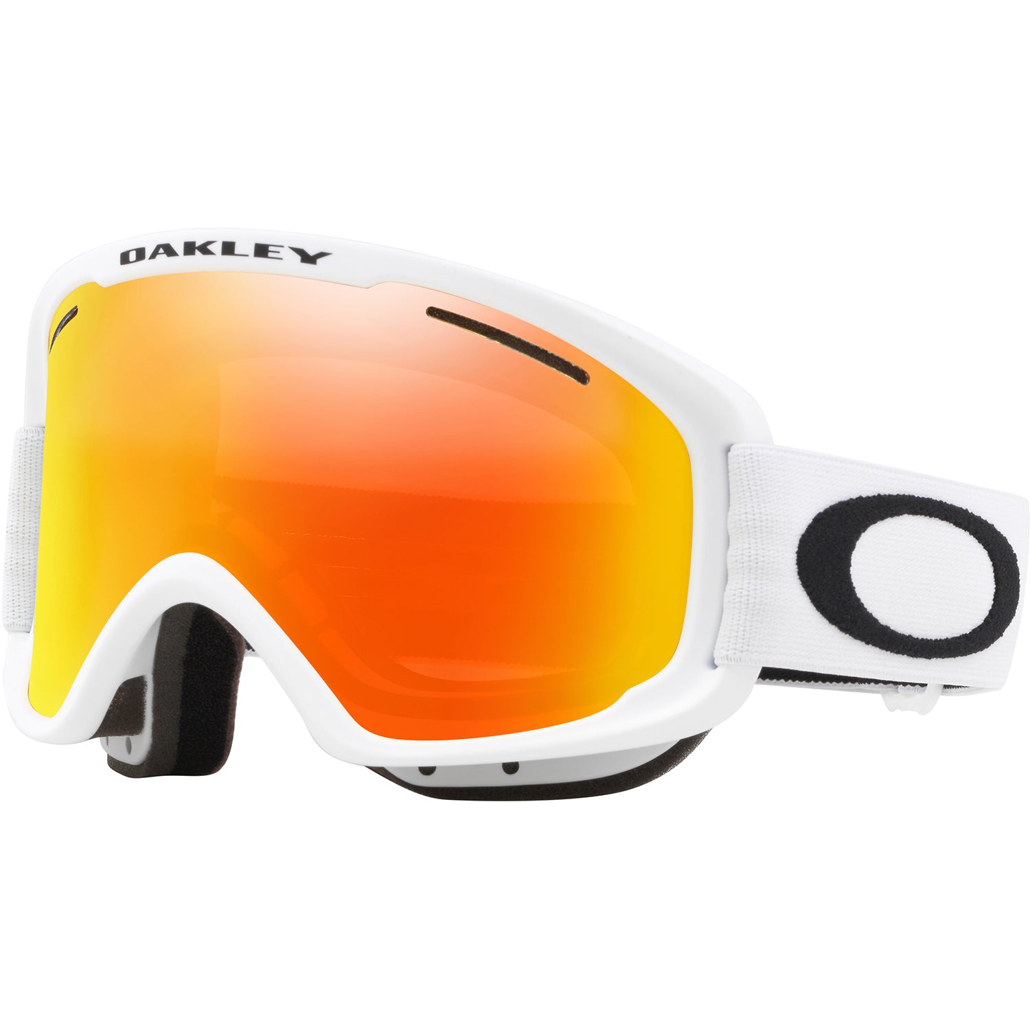 Oakley O2XM Goggle 2020 Matte White Fire Iridium lens