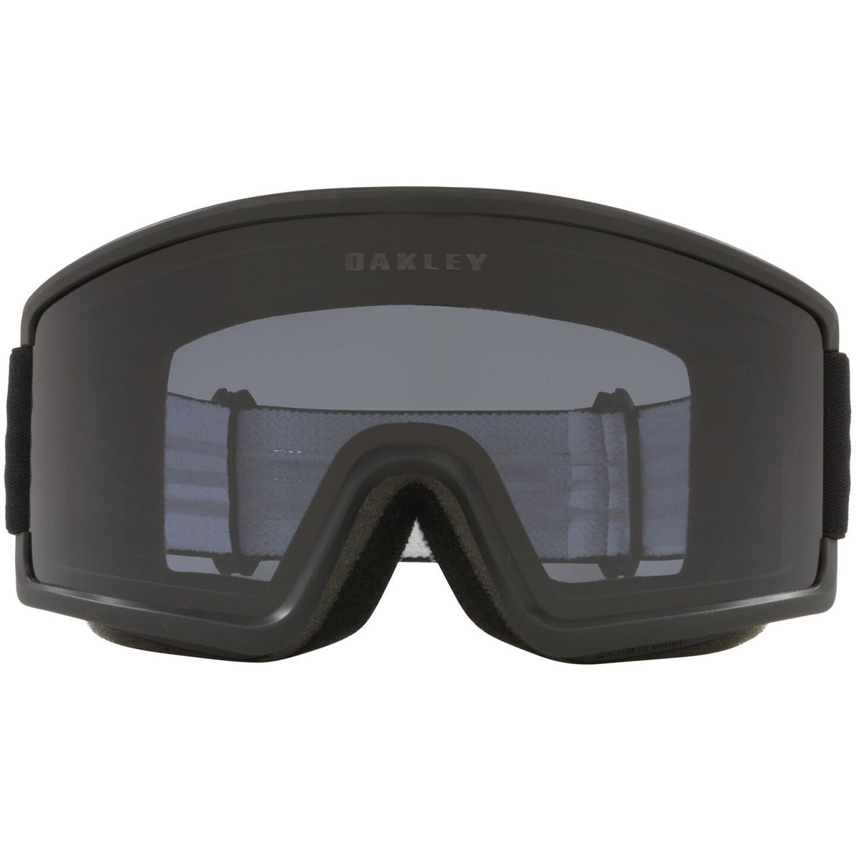 Oakley Target Line L Snow Goggles 2023 Matte Black Dark Grey Lens