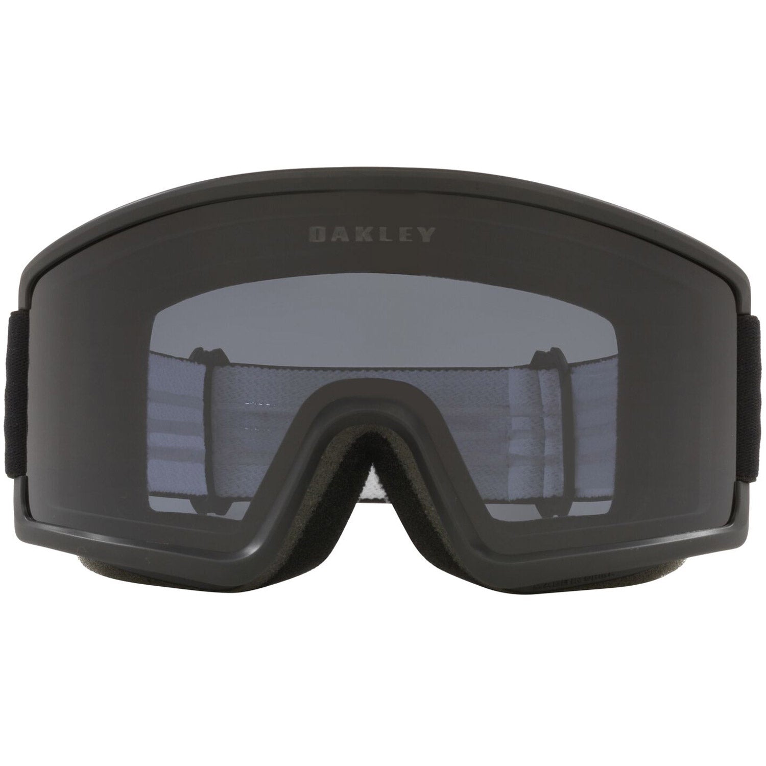 Oakley Target Line L Snow Goggles 2023 Matte Black Dark Grey Lens