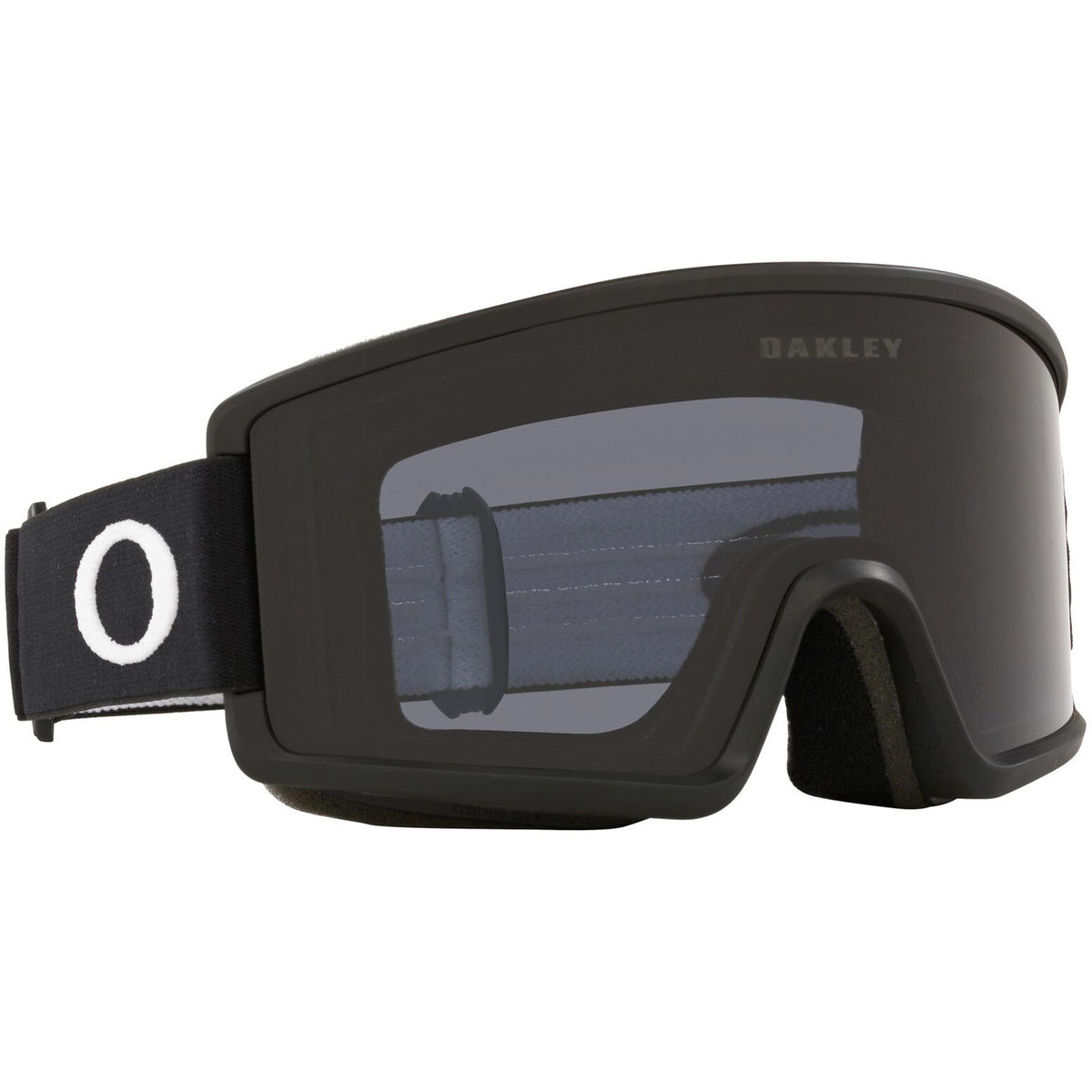 Oakley Target Line L Snow Goggles 2023 Matte Black Dark Grey Lens