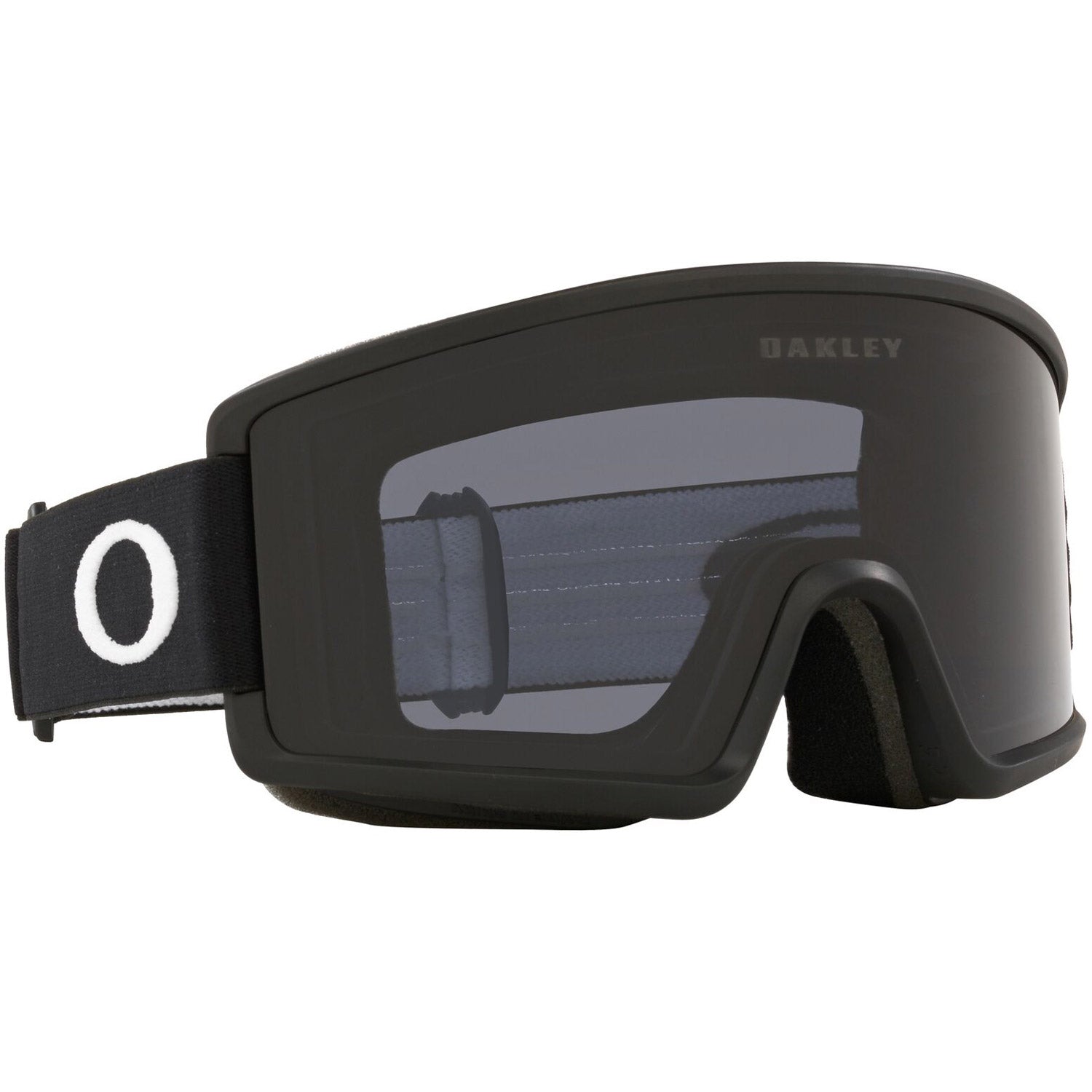 Oakley Target Line L Snow Goggles 2023 Matte Black Dark Grey Lens