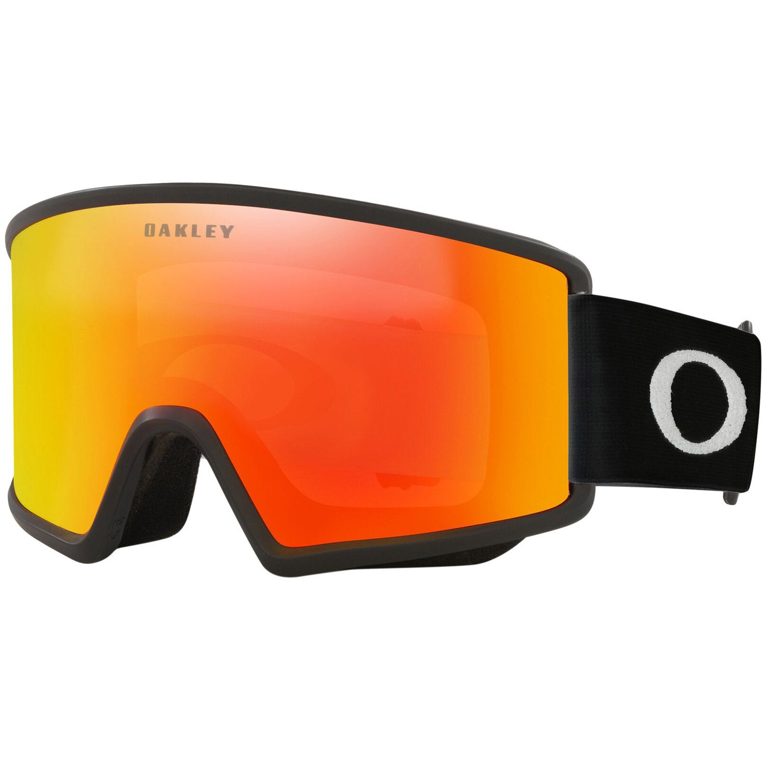 Oakley Target Line L Snow Goggles 2023 Matte Black Fire Iridium Lens