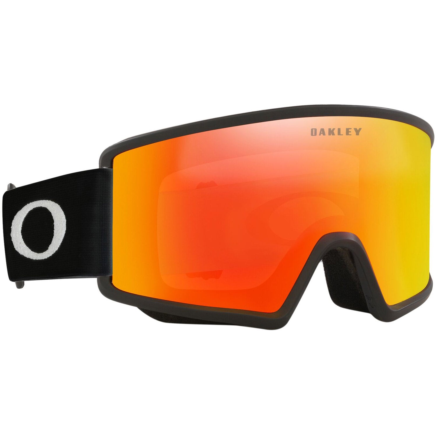 Oakley Target Line L Snow Goggles 2023 Matte Black Fire Iridium Lens