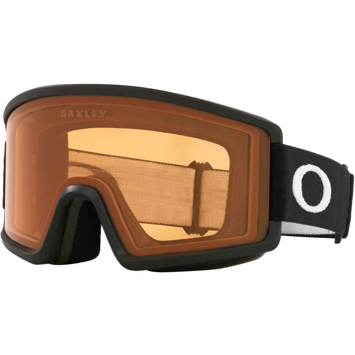 Oakley Target Line L Snow Goggles 2023 Matte Black Persimmon Lens