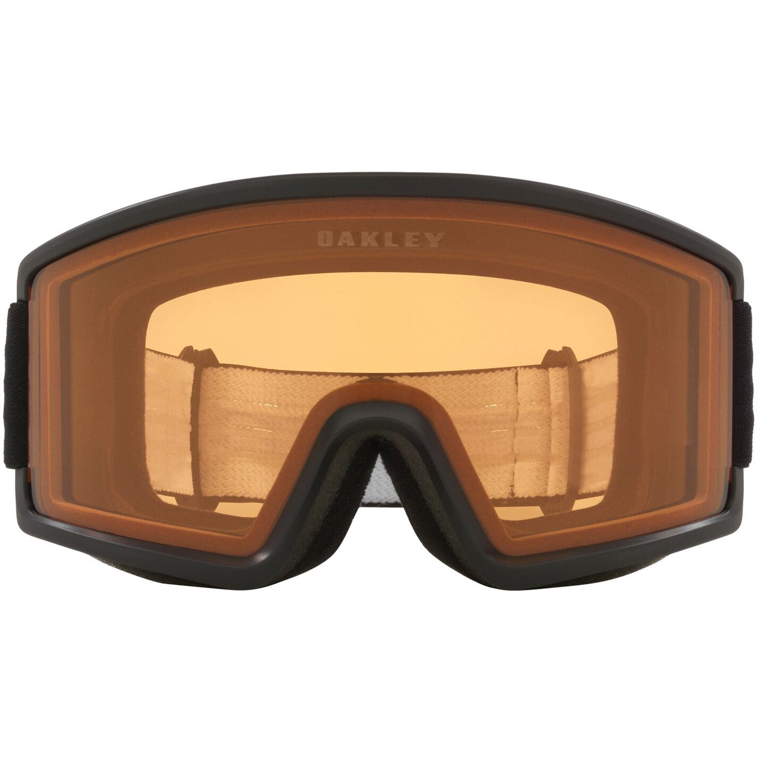 Oakley Target Line L Snow Goggles 2023 Matte Black Persimmon Lens