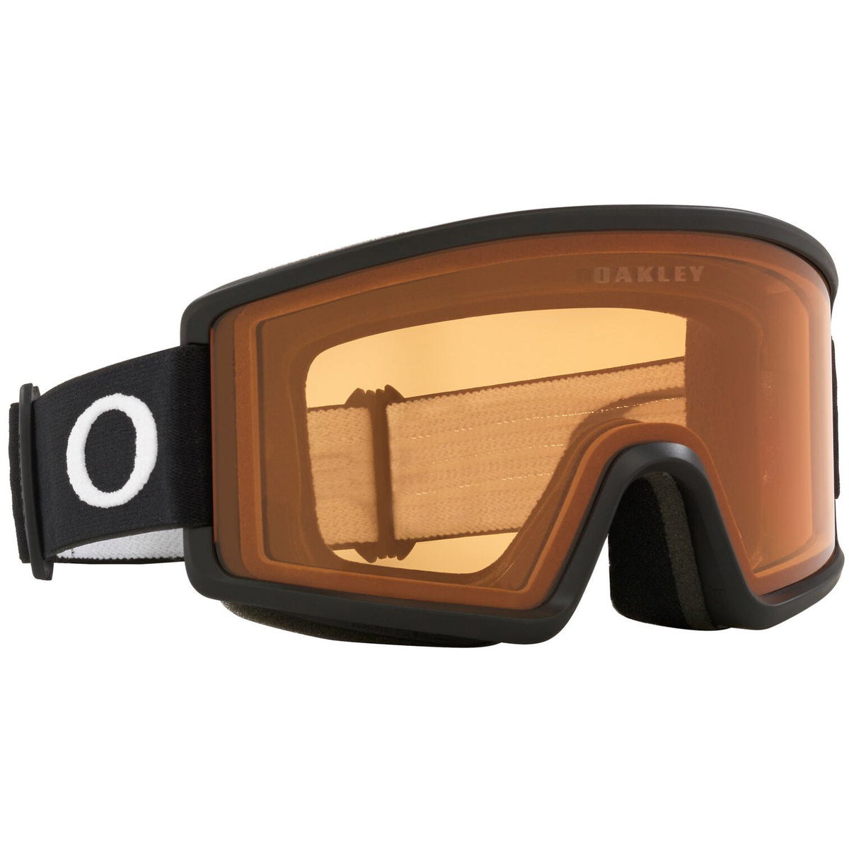 Oakley Target Line L Snow Goggles 2023 Matte Black Persimmon Lens