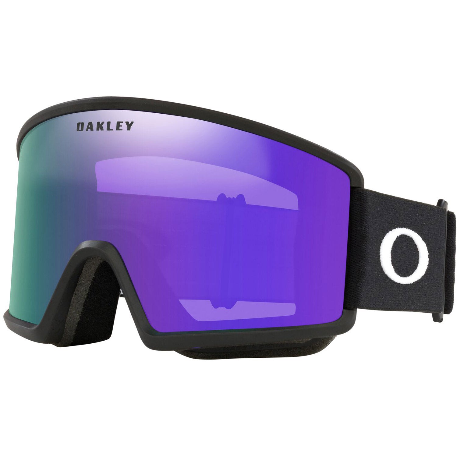 Oakley Target Line L Snow Goggles 2023 Matte Black Violet Iridium Lens