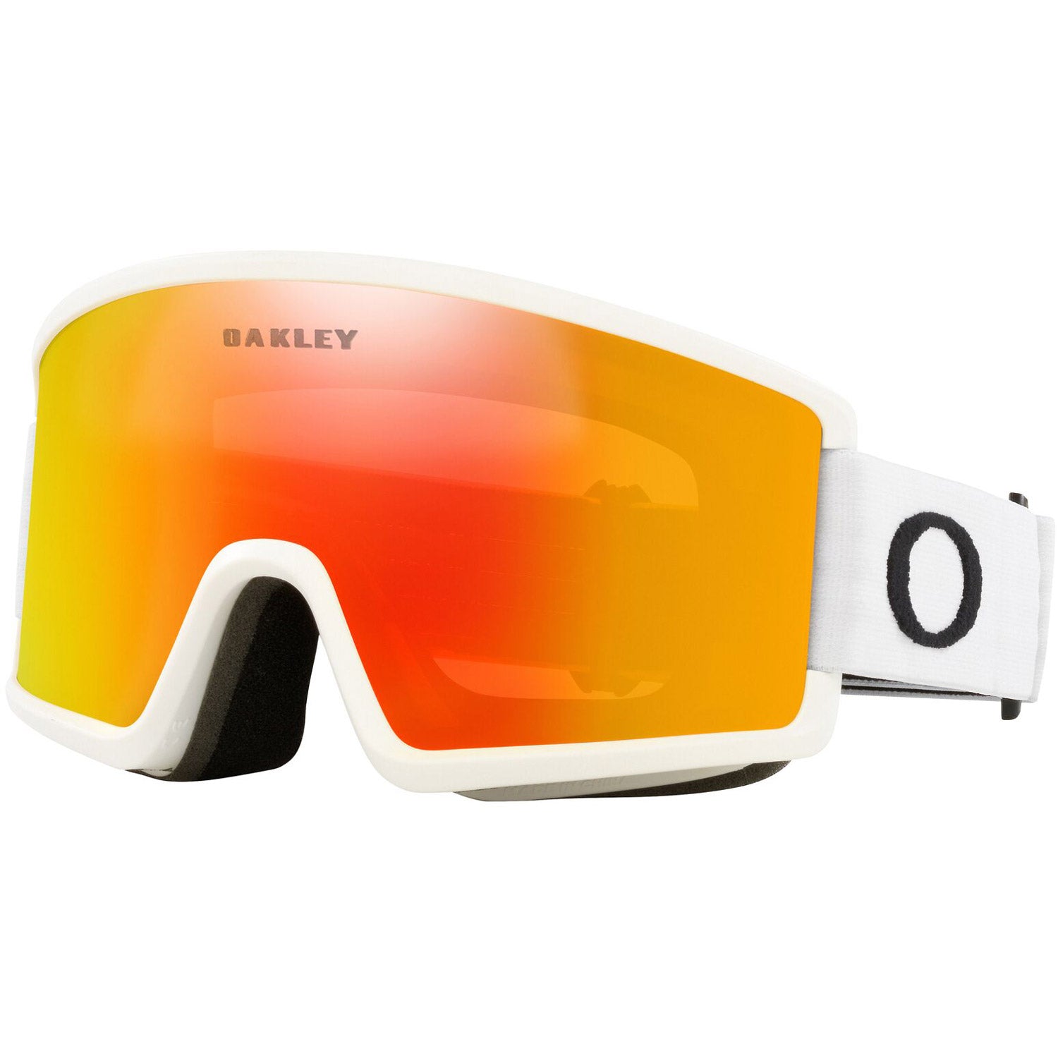 Oakley Target Line L Snow Goggles 2023 Matte White Fire Iridium Lens