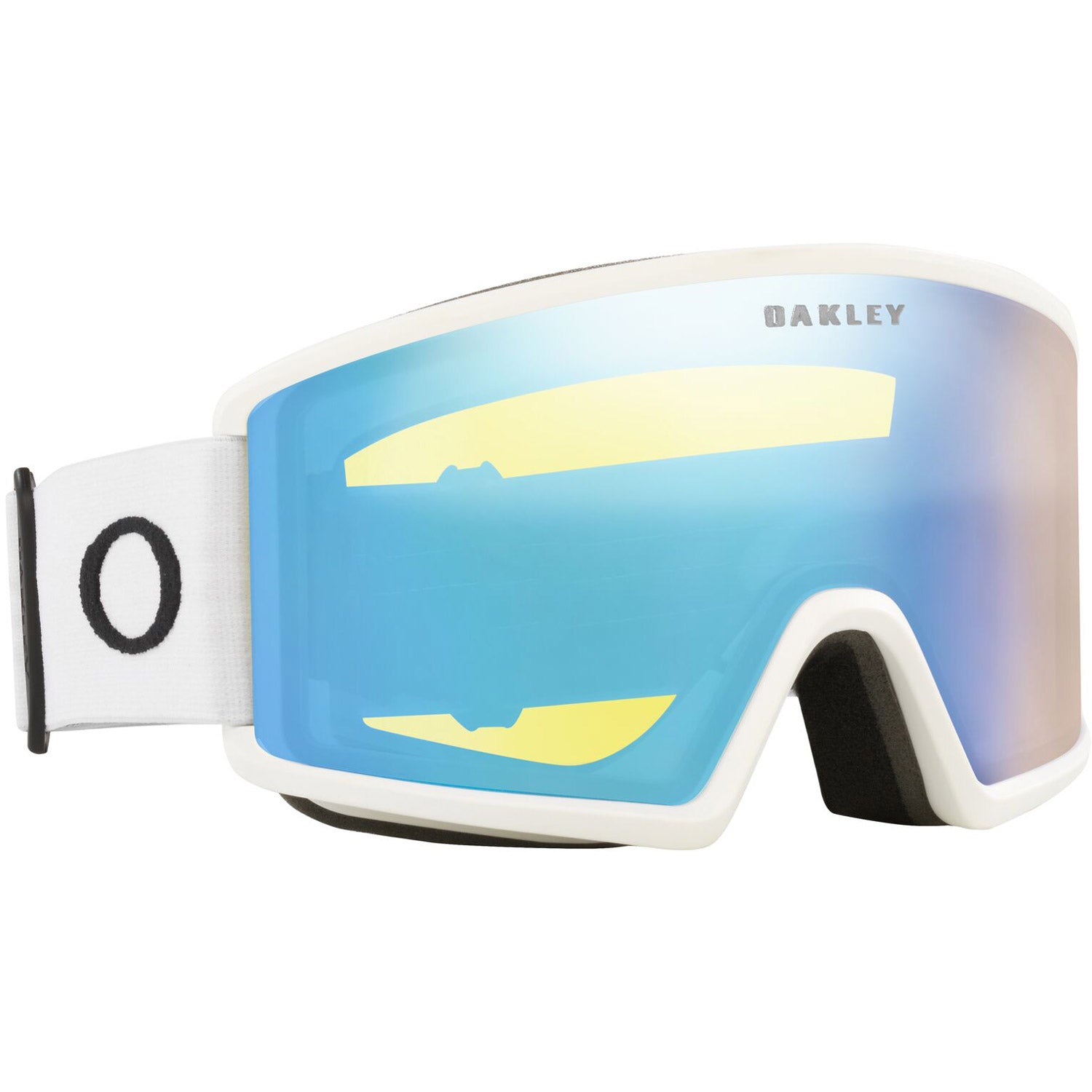 Oakley Target Line L Snow Goggles 2023 Matte White Hi Yellow Lens