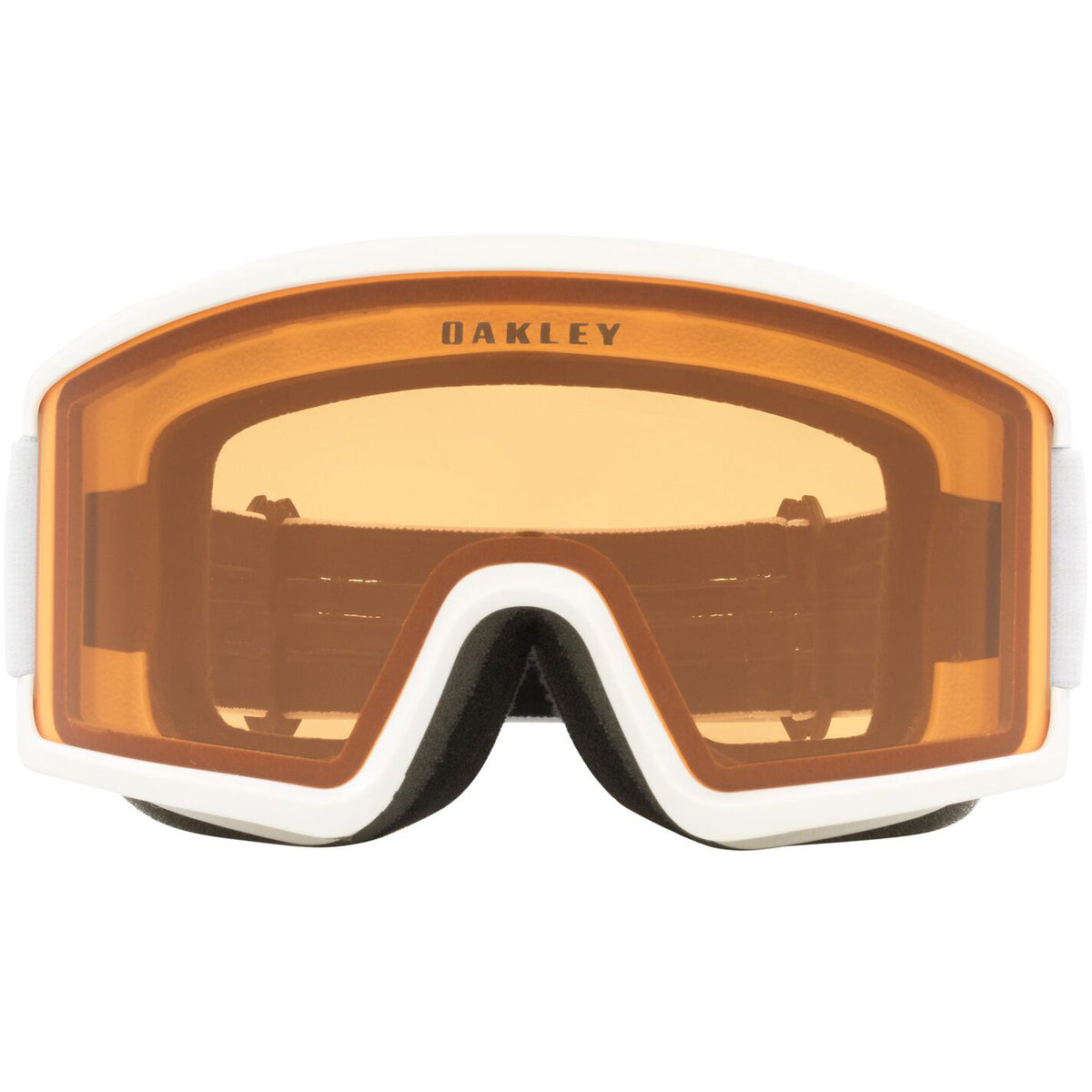 Oakley Target Line L Snow Goggles 2023 Matte White Persimmon Lens