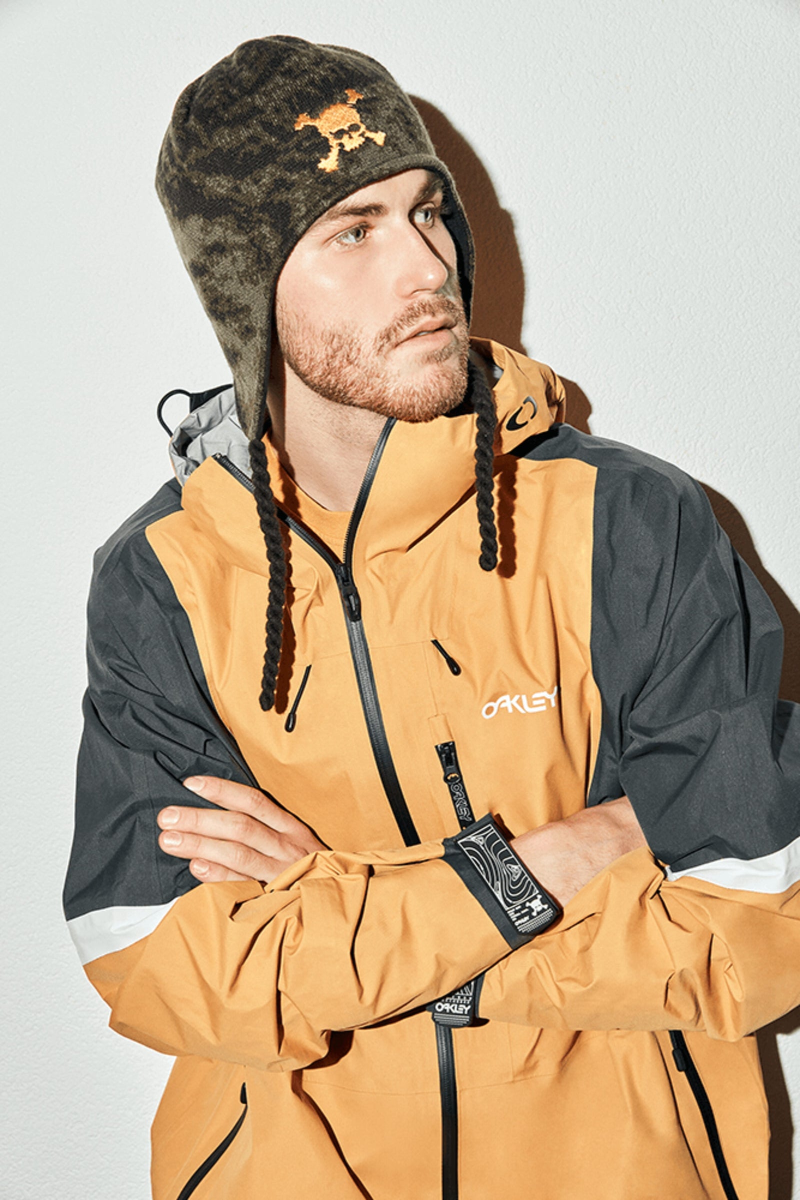 Oakley TC Gunn Shell Jacket Gold yellow