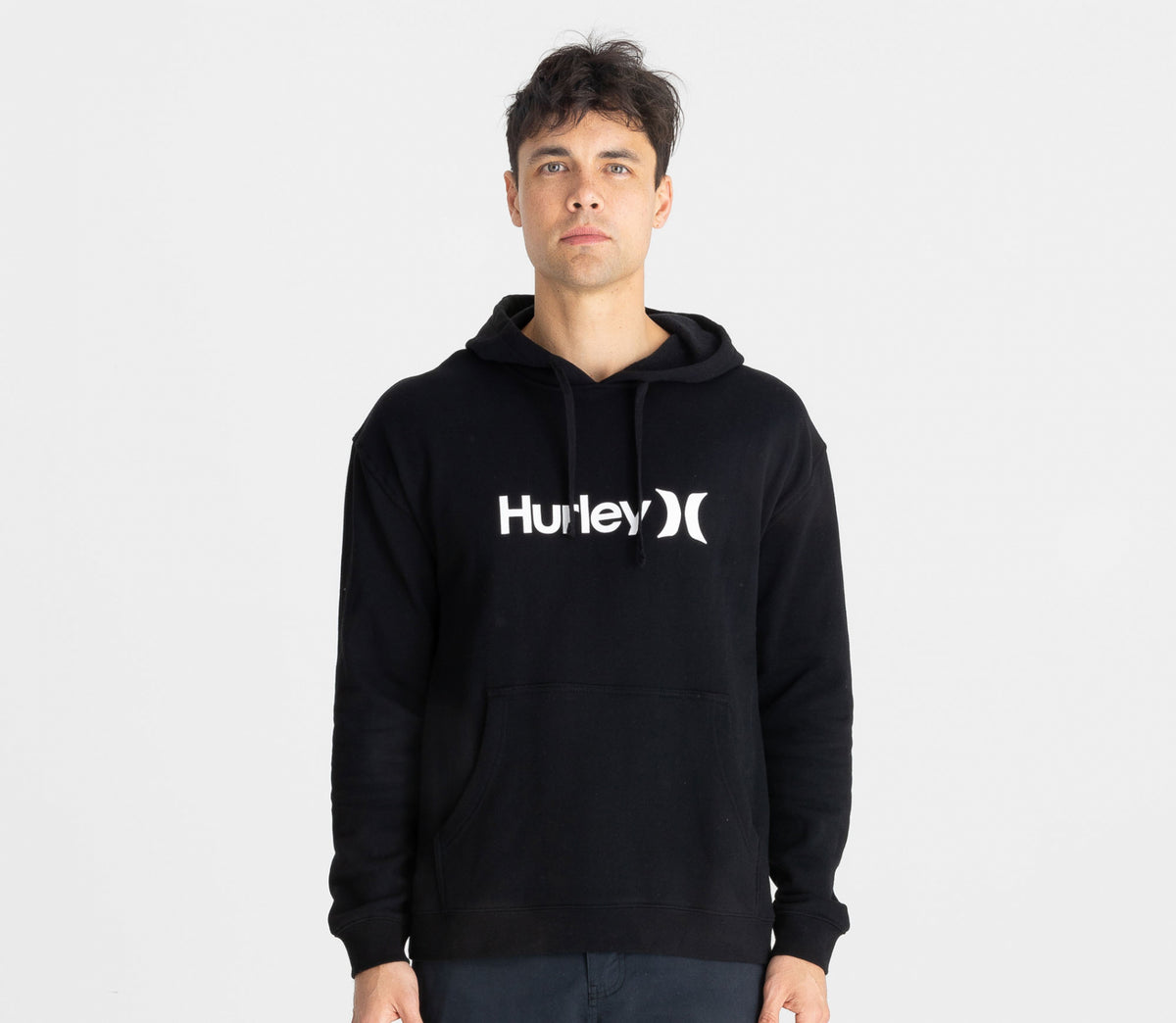 Hurley One And Only Solid Pullover Hoodie Black