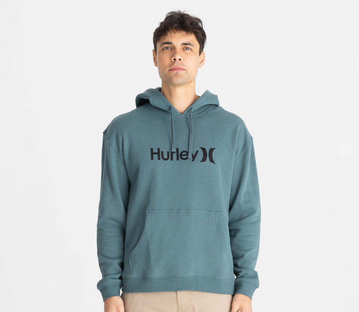 One And Only Solid Pullover Hurley Mens Hoodie