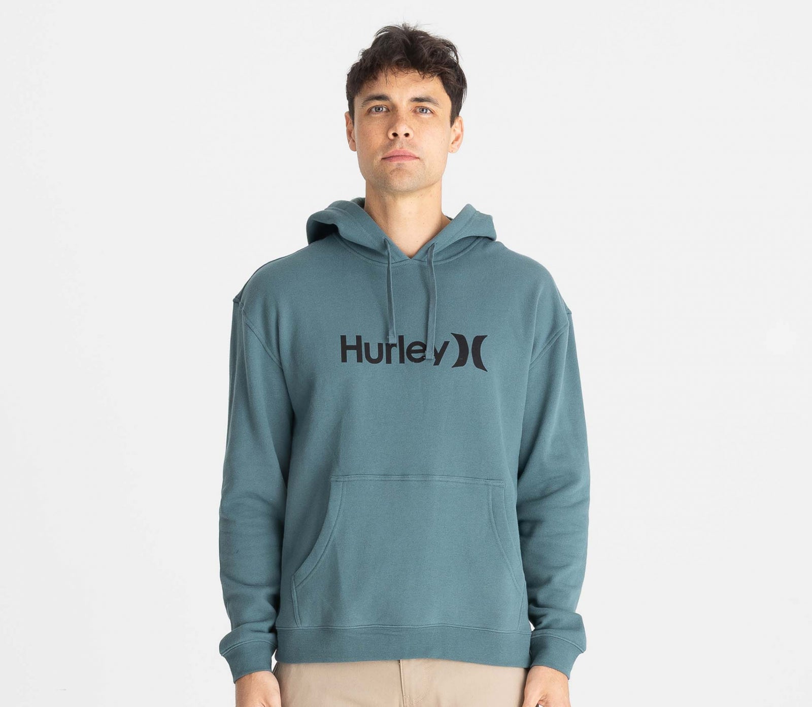 One And Only Solid Pullover Hurley Mens Hoodie