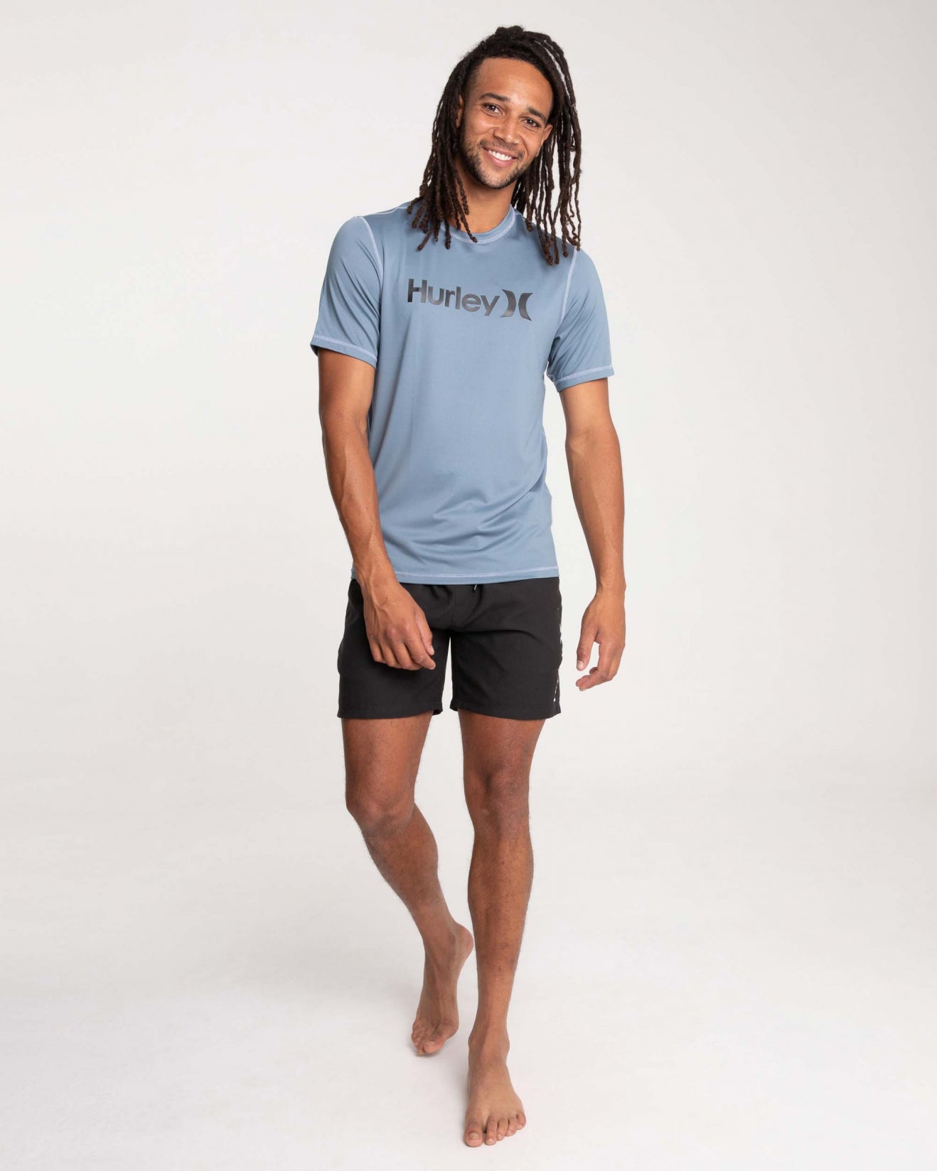 One And Only Surf Shirt Hurley Mens Short Sleeve Rash Vest