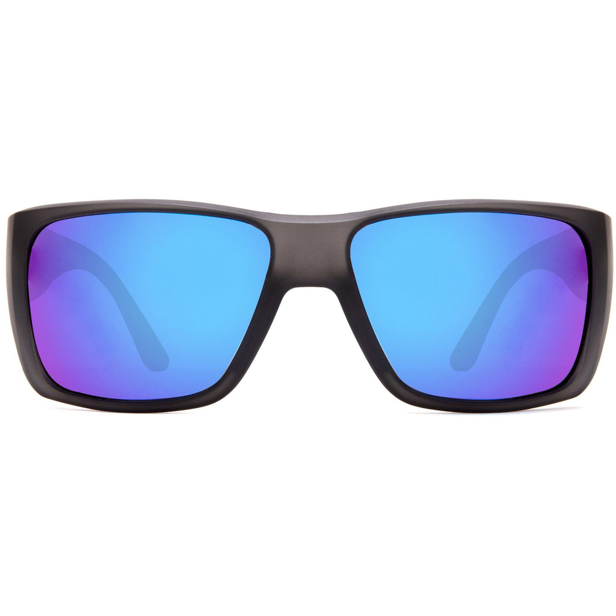 Otis Coastin Sunglasses Matte Crystal Smoke / Reflect Mirror Blue Lens