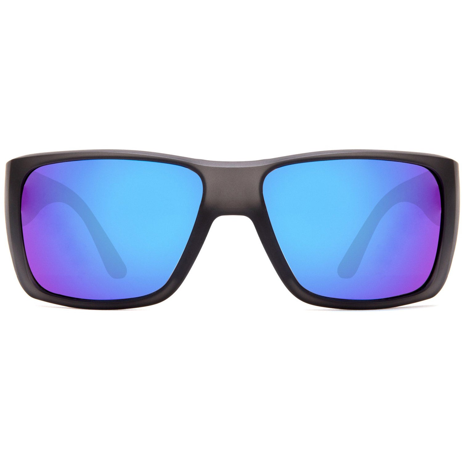 Otis Coastin Sunglasses Matte Crystal Smoke / Reflect Mirror Blue Lens