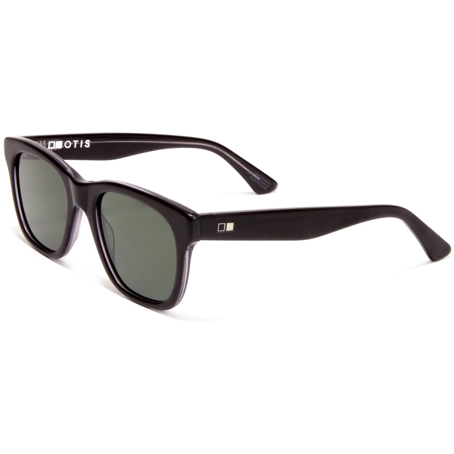 Otis Lost & Found Sunglasses Satin Black Clear / Grey Lens