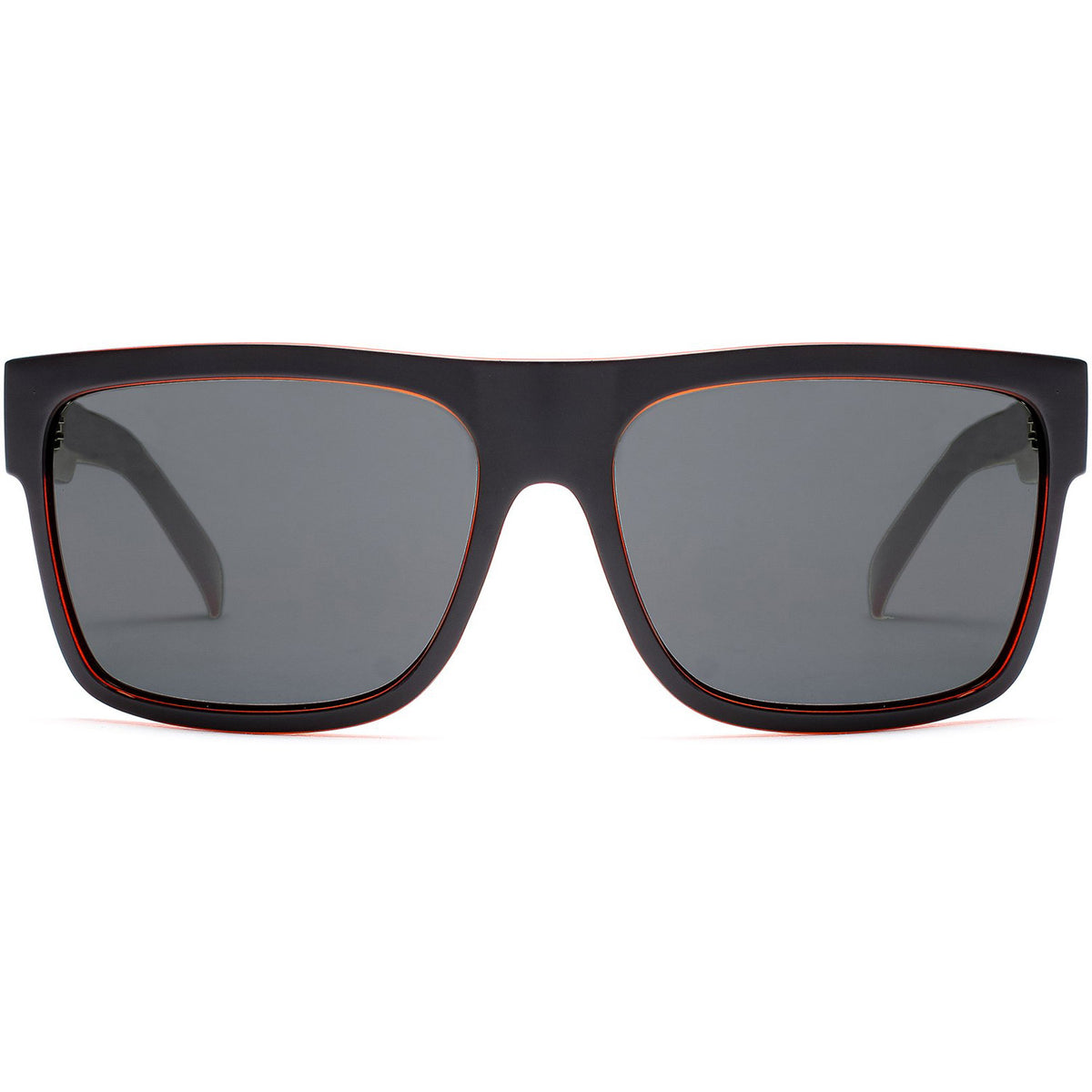 Otis Road Trippin Sunglasses Matte Black/Rust  / Grey Lens