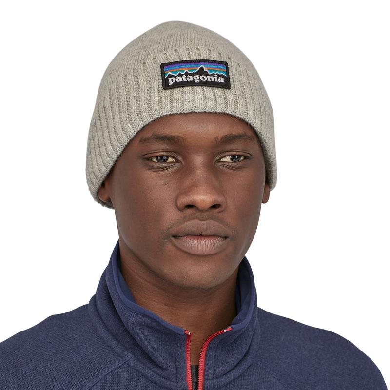 Patagonia Brodeo Beanie - Line Logo Ridge: Classic Navy Drifter grey