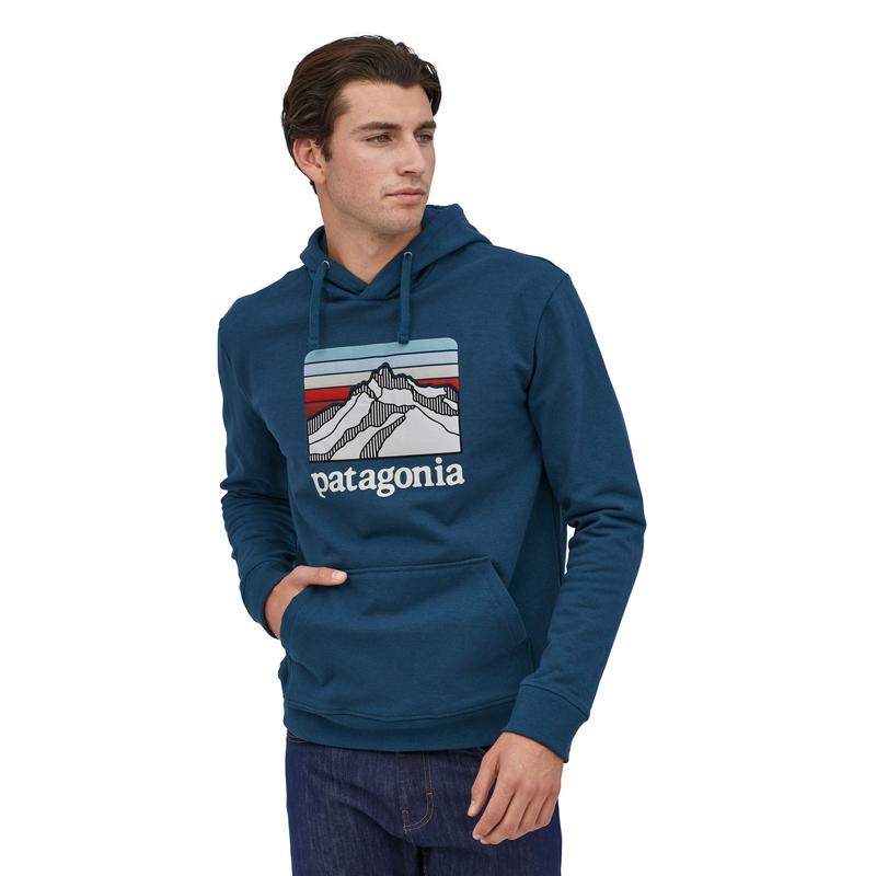Patagonia Men's Line Logo Ridge Uprisal Hoody - Crater Blue Crater blue