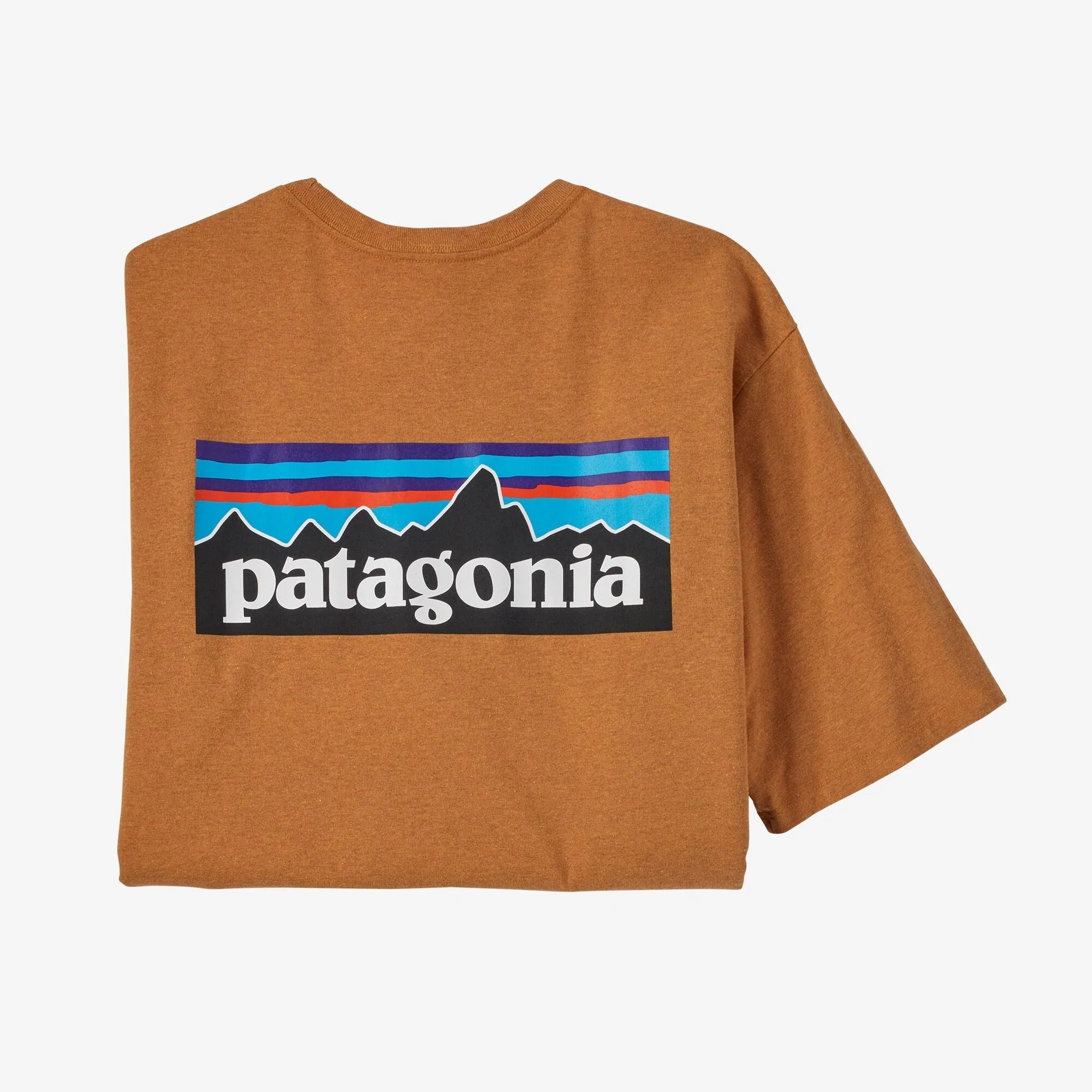 Patagonia Mens P-6 Logo Responsibili-Tee Cloudberry Orange