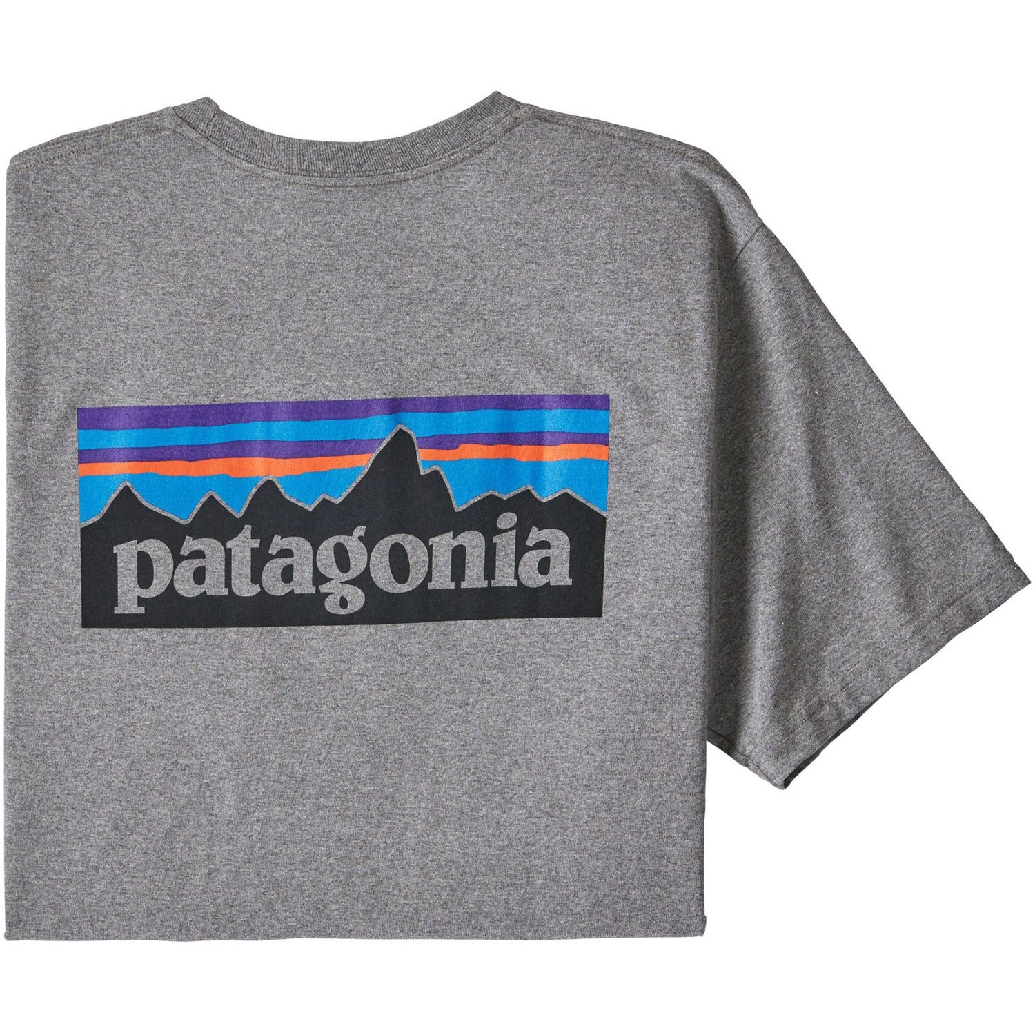 Patagonia Mens P-6 Logo Responsibili-Tee Gravel