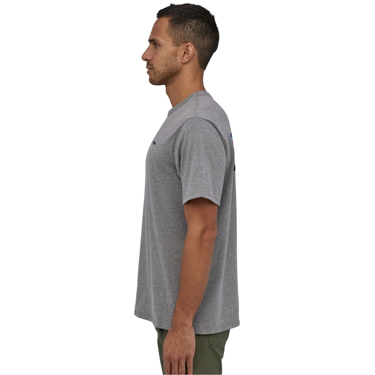 Patagonia Mens P-6 Logo Responsibili-Tee Gravel