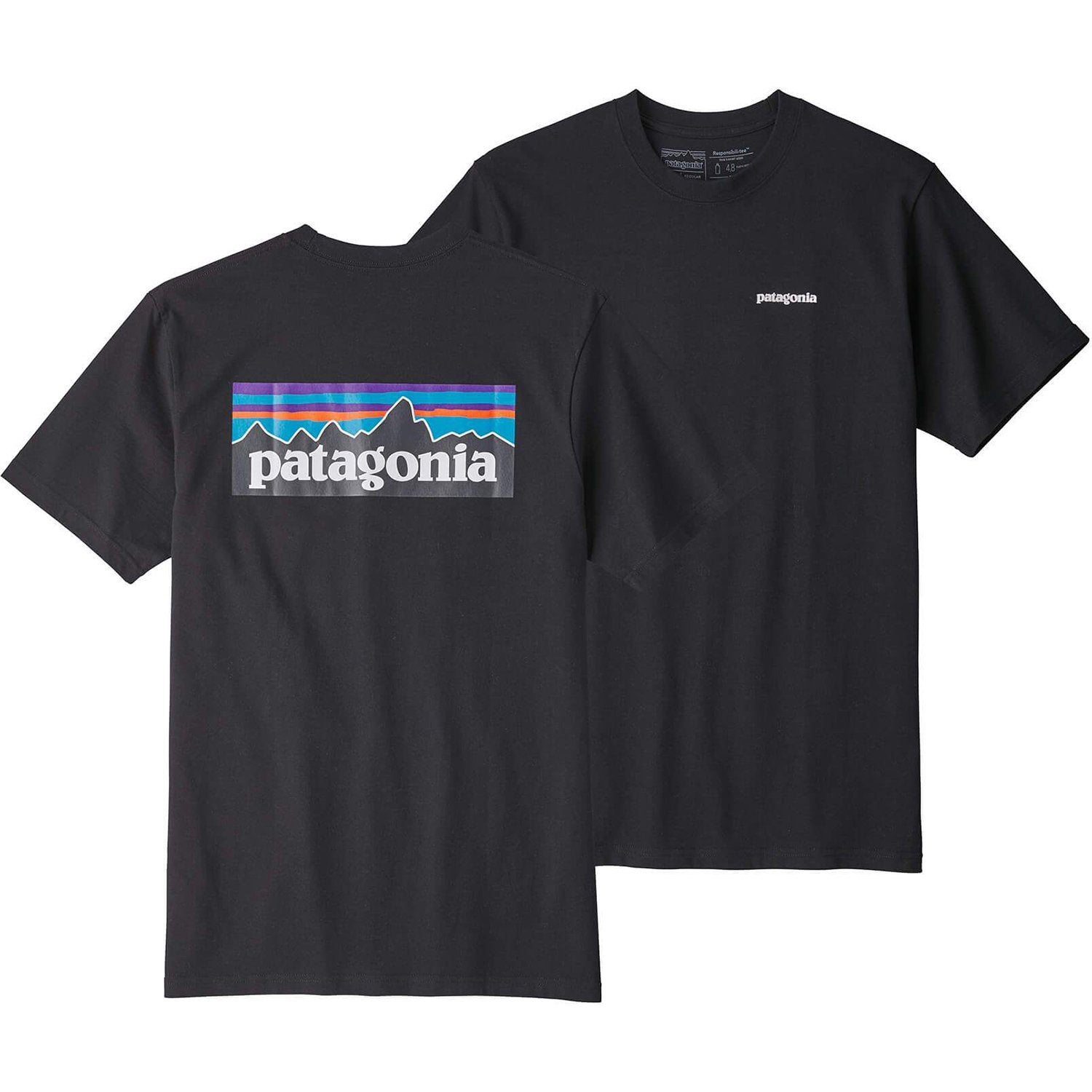 Patagonia Mens P-6 Logo Responsibili-Tee Black