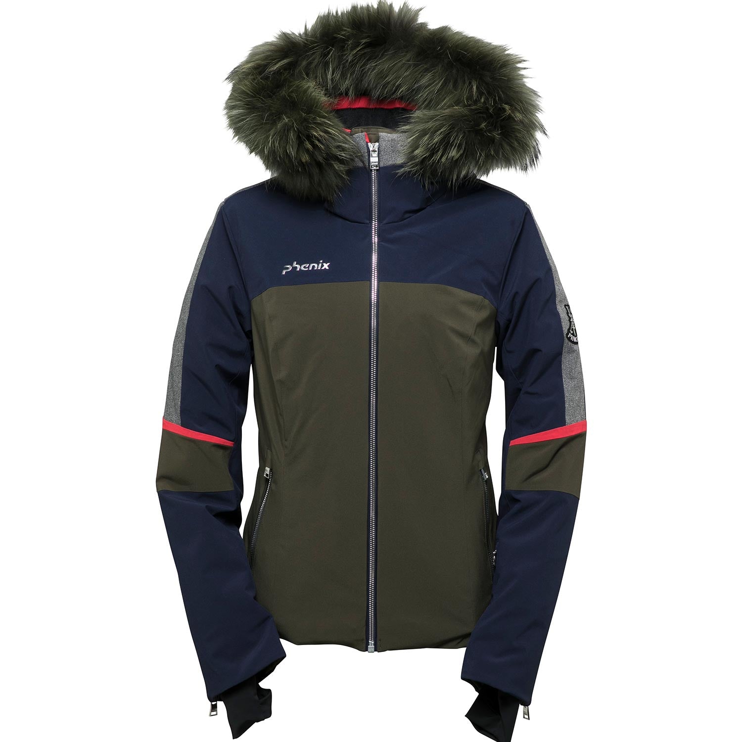 Phenix Amanda Hybrid Fur Ski Jacket 2019 - Olive