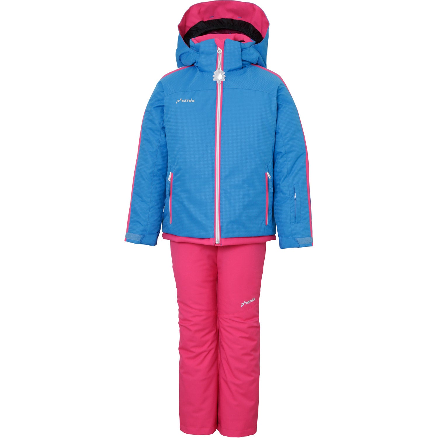 Pisces Kids Two Piece Ski Suit 2021 Italian Blue