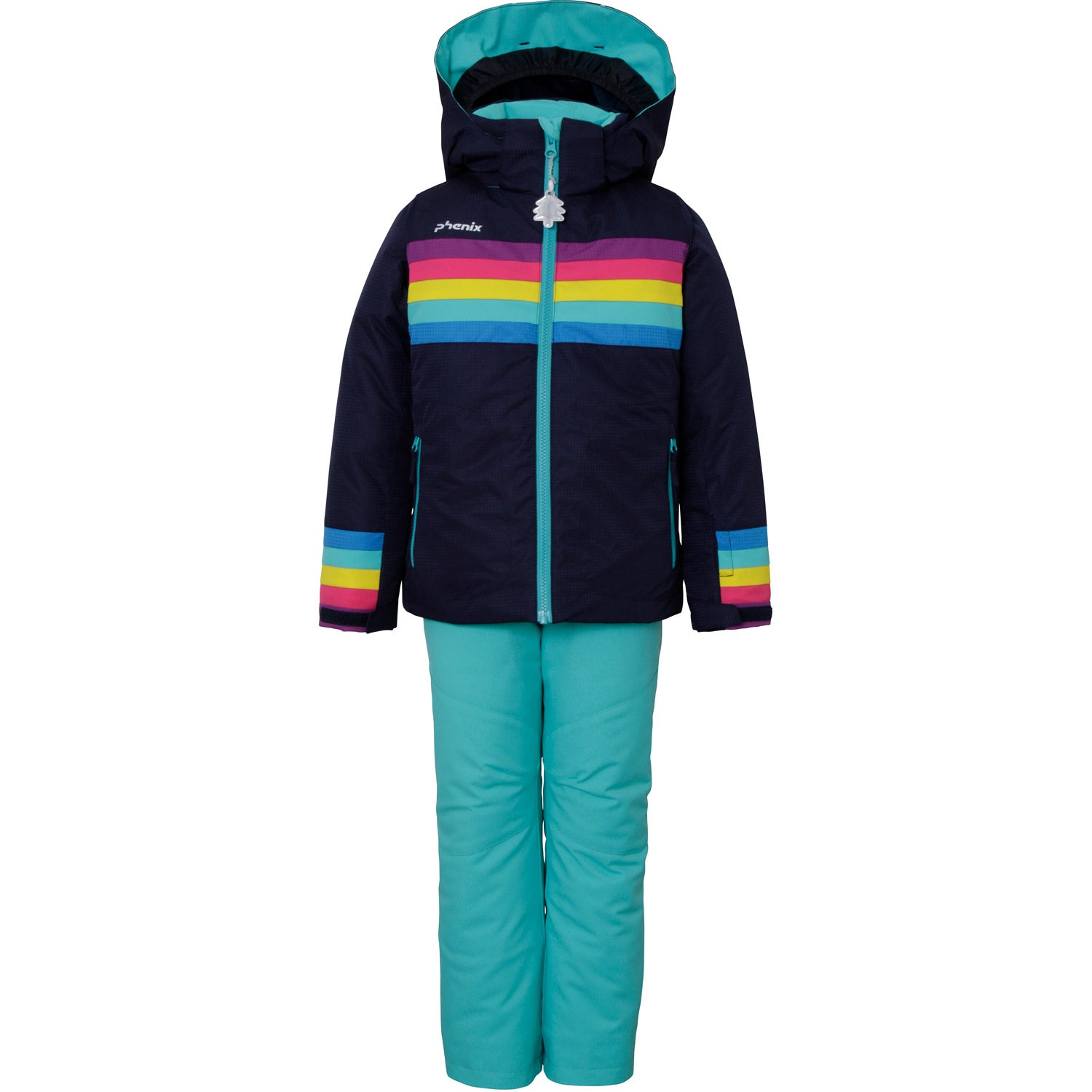 Phenix Rainbow Kids Two Piece Suit 2021 Dark Navy