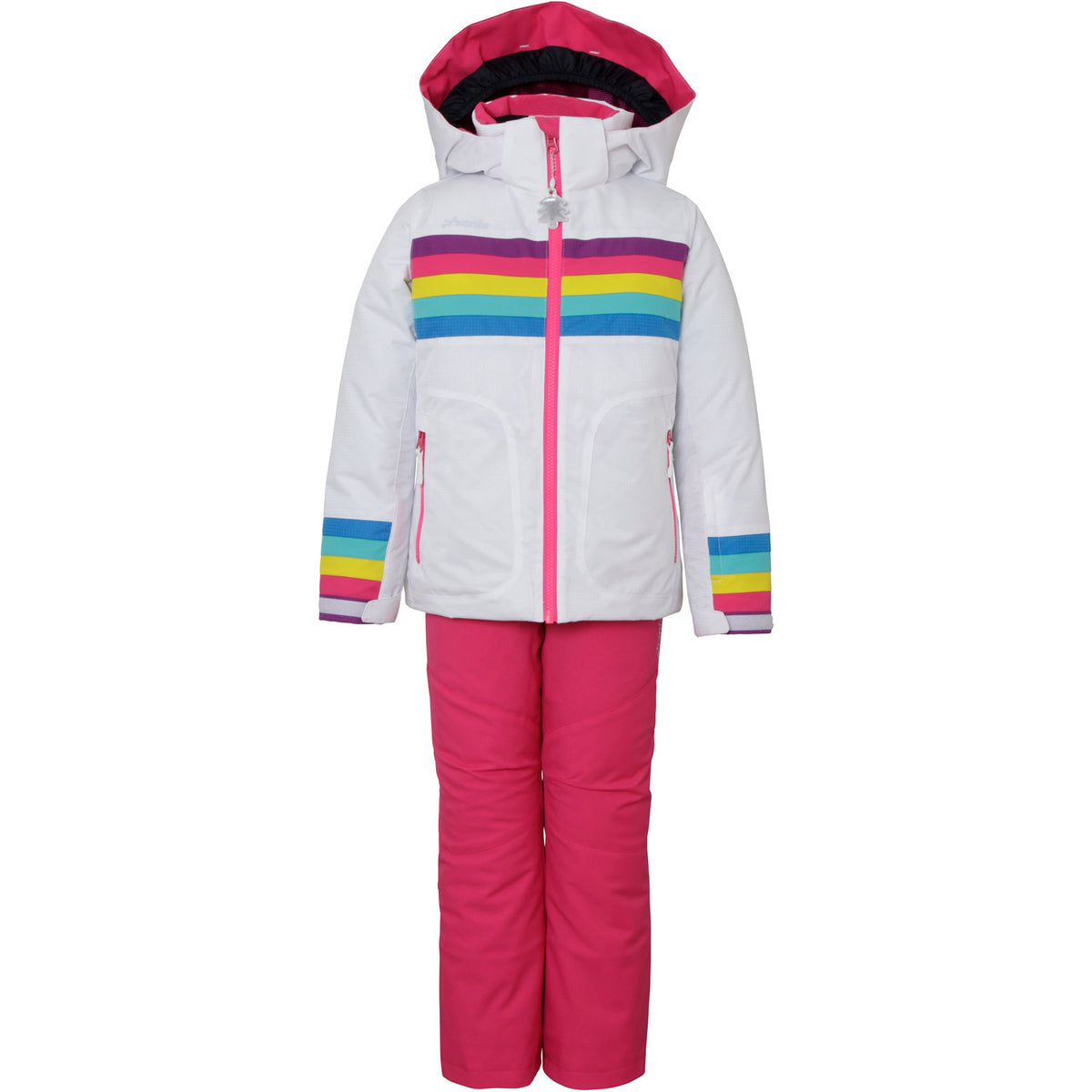 Phenix Rainbow Kids Two Piece Suit 2021 White