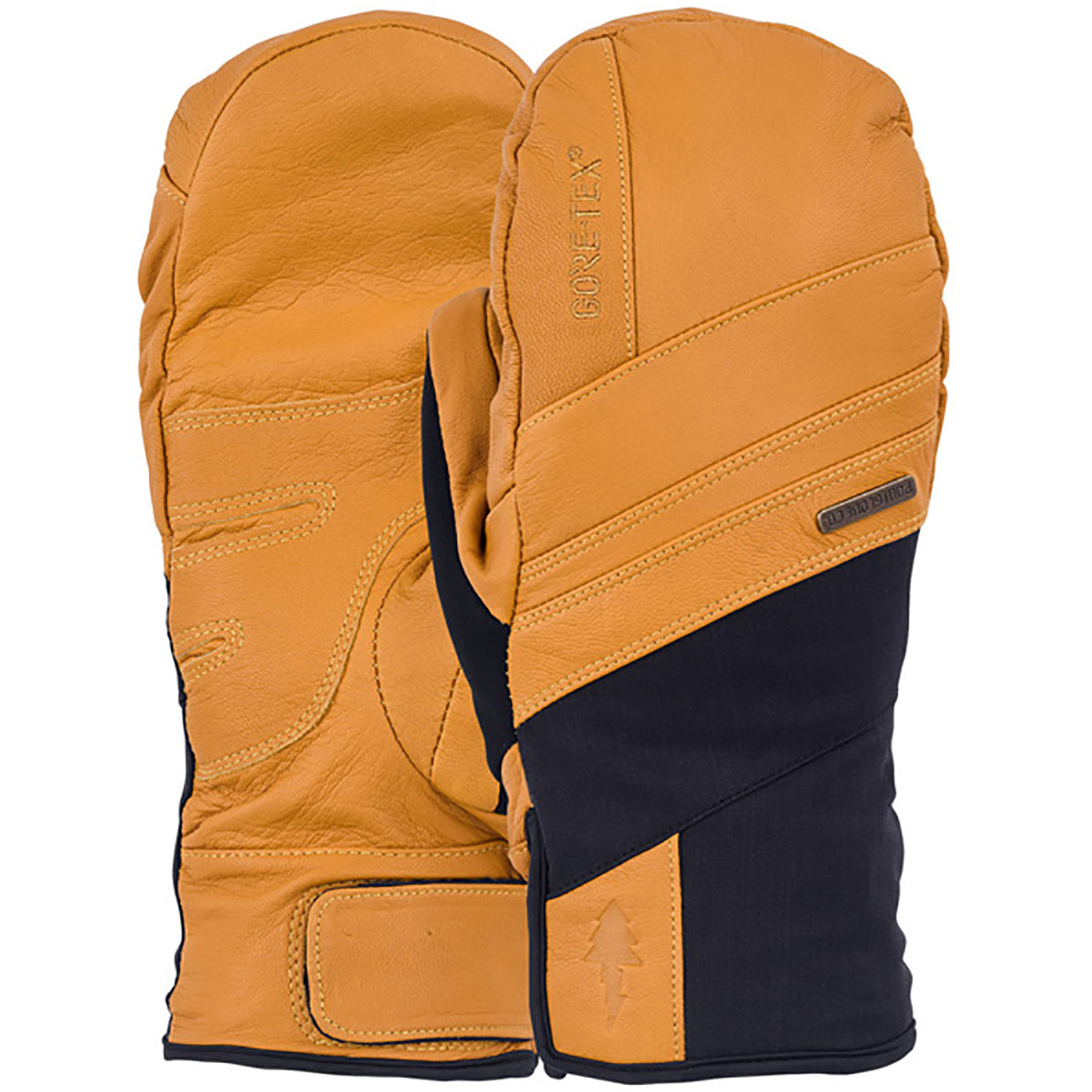 POW Royal Gore-Tex Snowboard Mitt 2020 Buckhorn Brown 1